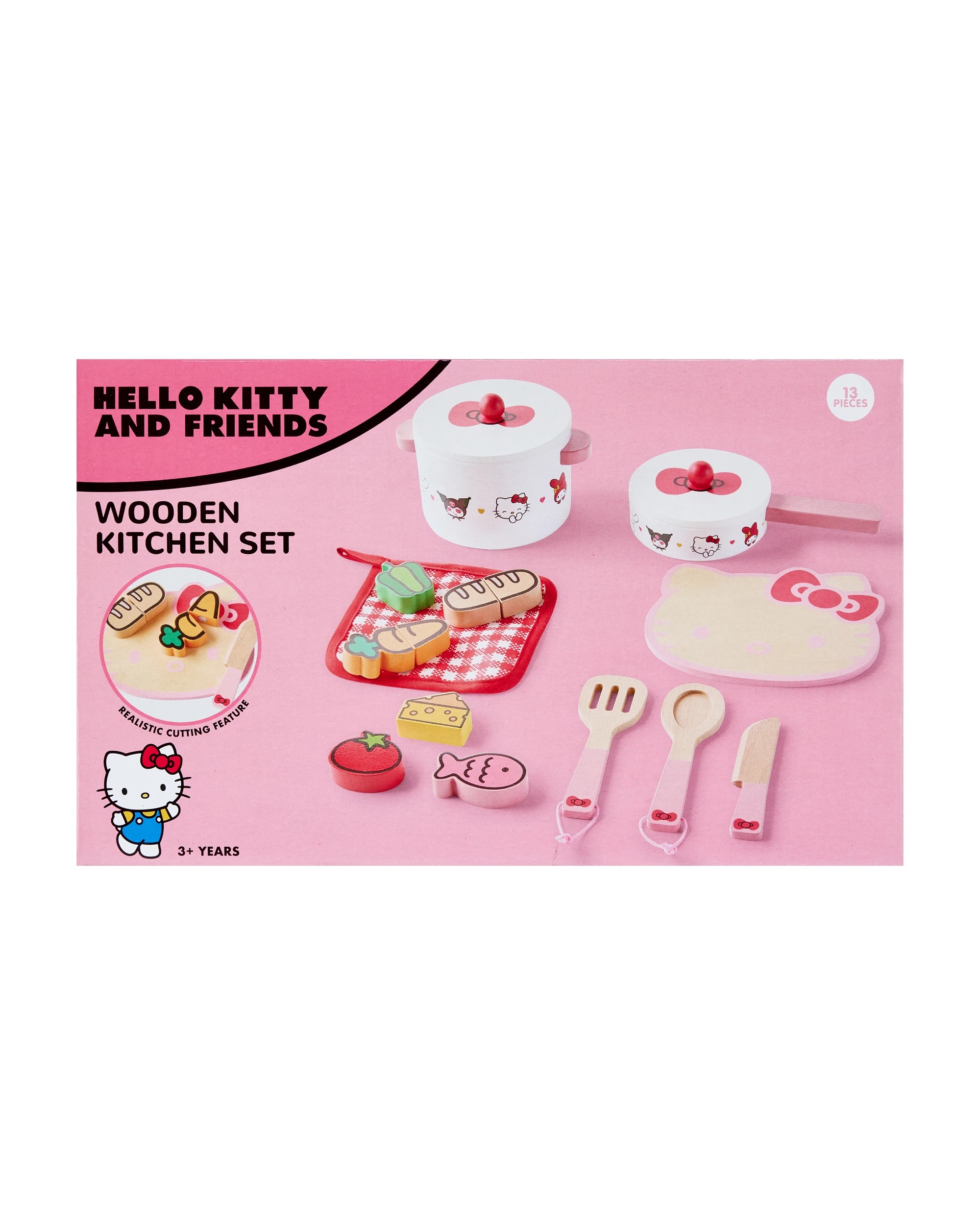 9 13 Piece Hello Kitty and Friends Wooden Kitchen Set, 9 of 10