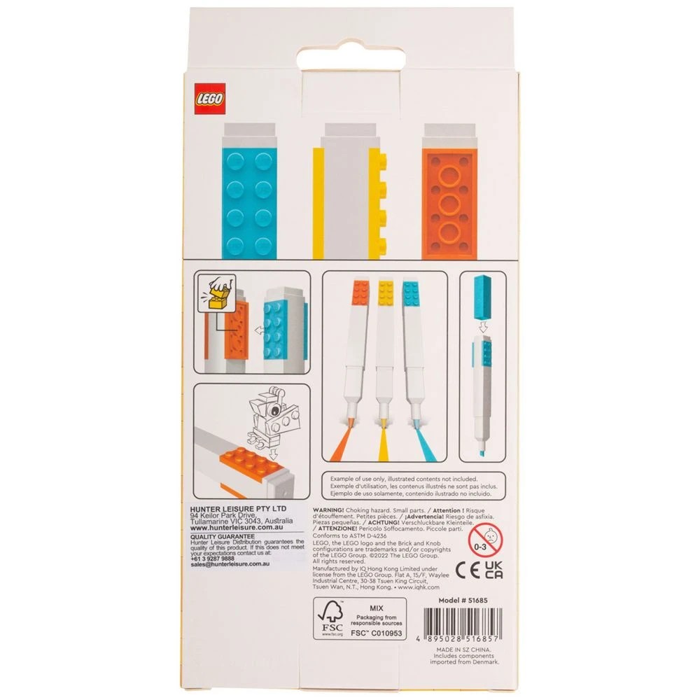 5 Lego Highlighters 3 Pack, 5 of 5