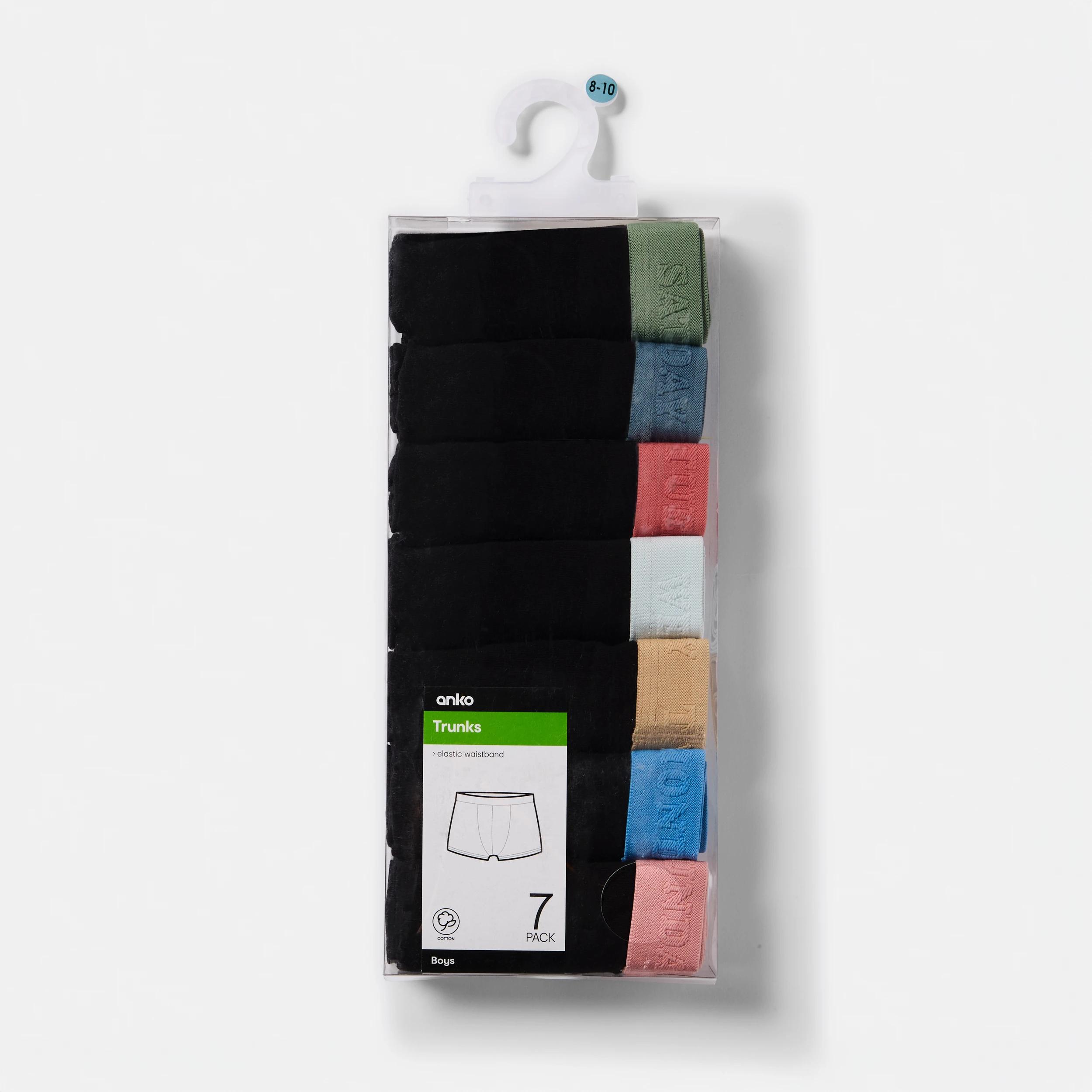 10 7 Pack Attached Elastic Trunks EARTH DAYS OF THE WEEK, 10 of 10