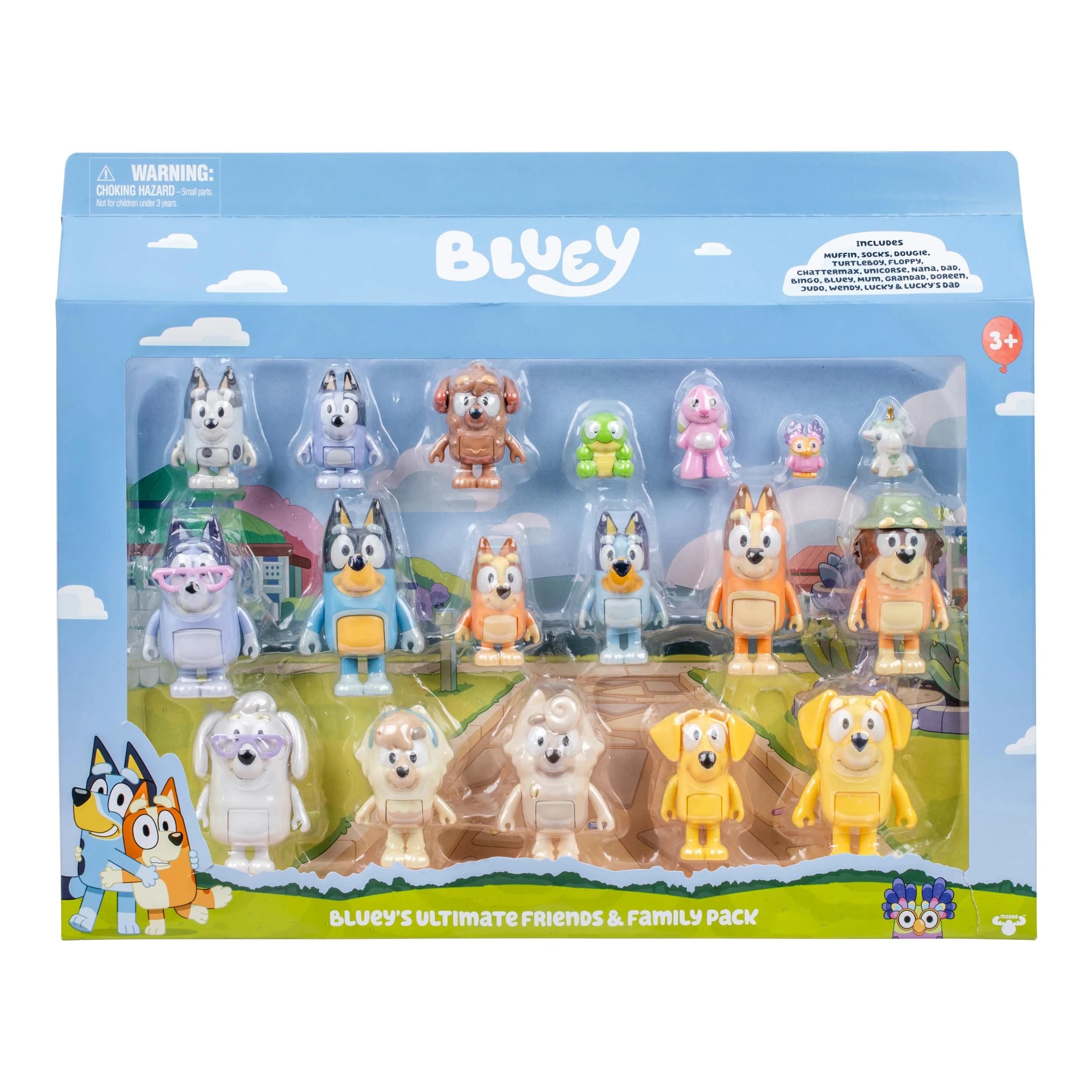 1 Bluey with Bluey's Ultimate Friends & Family Pack - Multi, 1 of 5