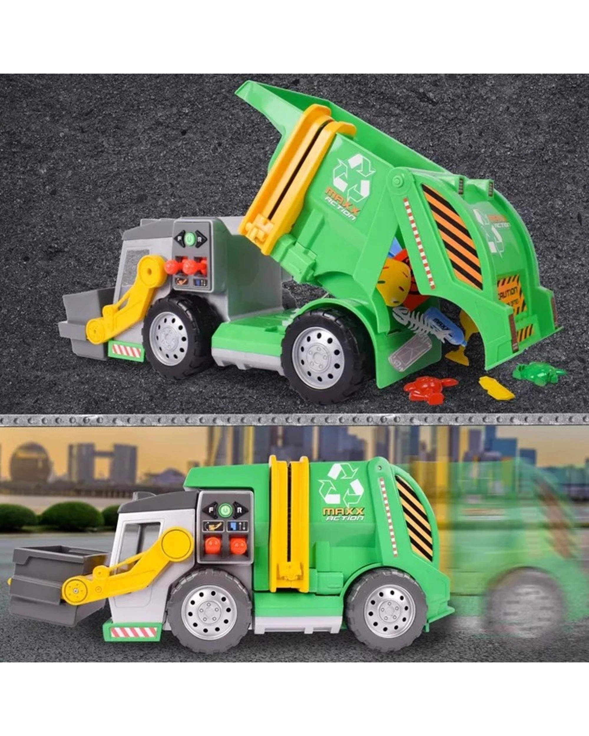 2 TOMY Maxx Action 3-in-1 Maxx Recycler Truck, 2 of 8