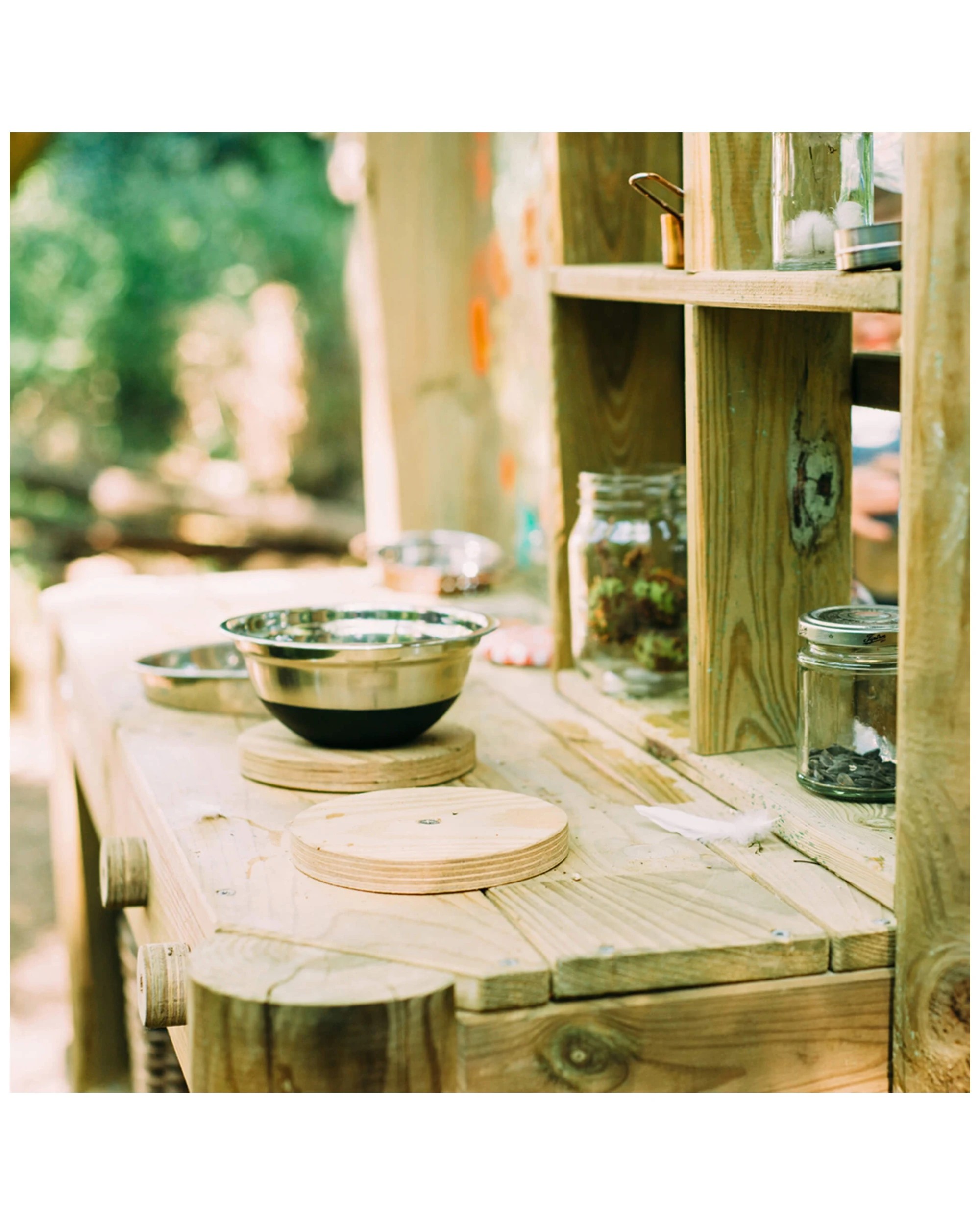 5 Plum Play Au Mud Pie Kitchen Outdoor Wooden Playset For Kids Ages 3 Years
 - Multi, 5 of 7