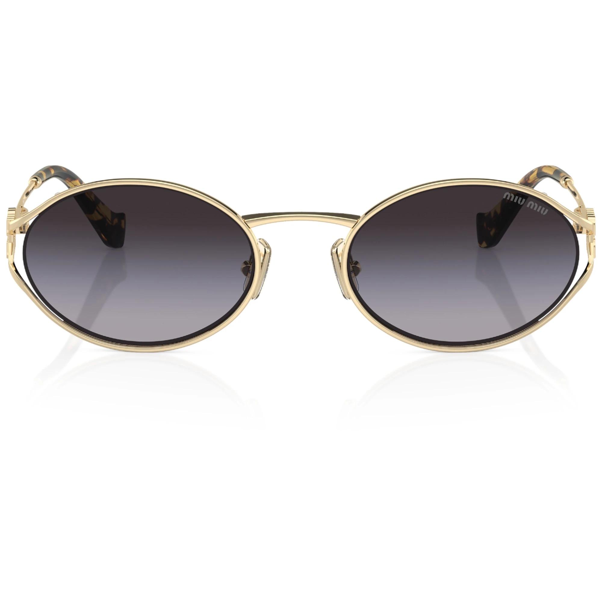 2 Miu Miu Womens Sunglasses MU52YS Pale Gold/ Grey Sunnies PALE GOLD/GREY, 2 of 5