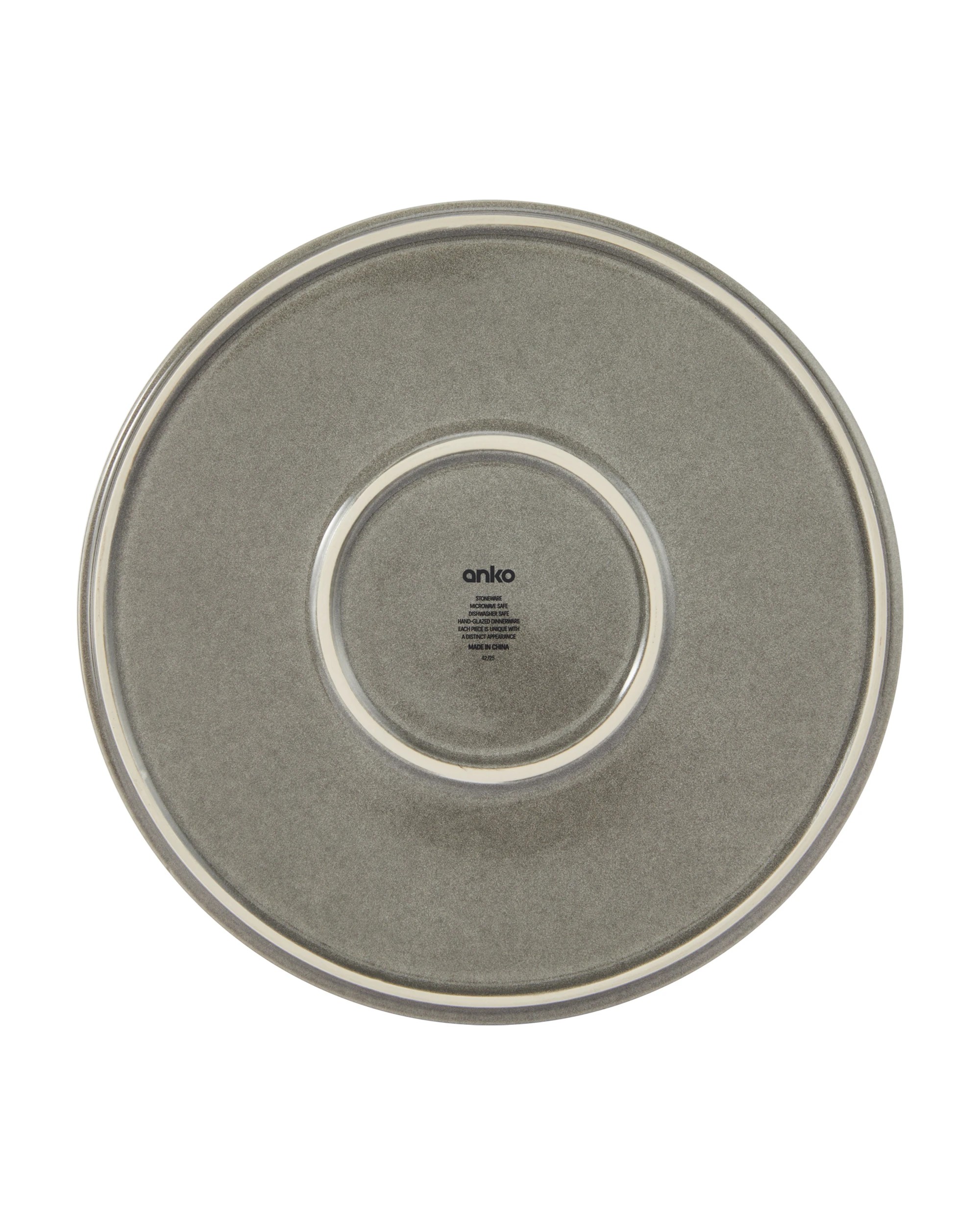 4 Grey Mercer Dinner Plate, 4 of 4