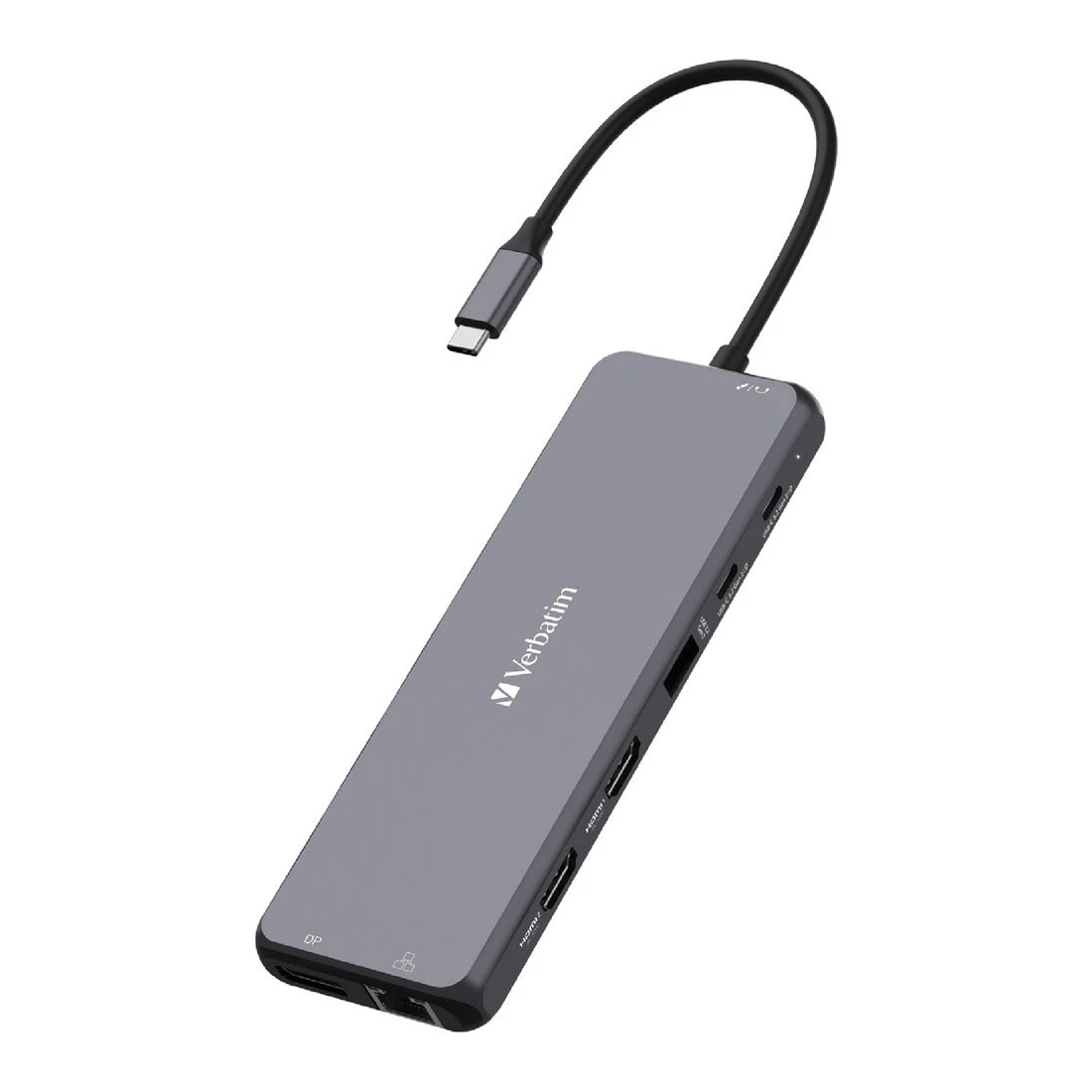 1 Verbatim 13-port USB-C Hub Grey, 1 of 5