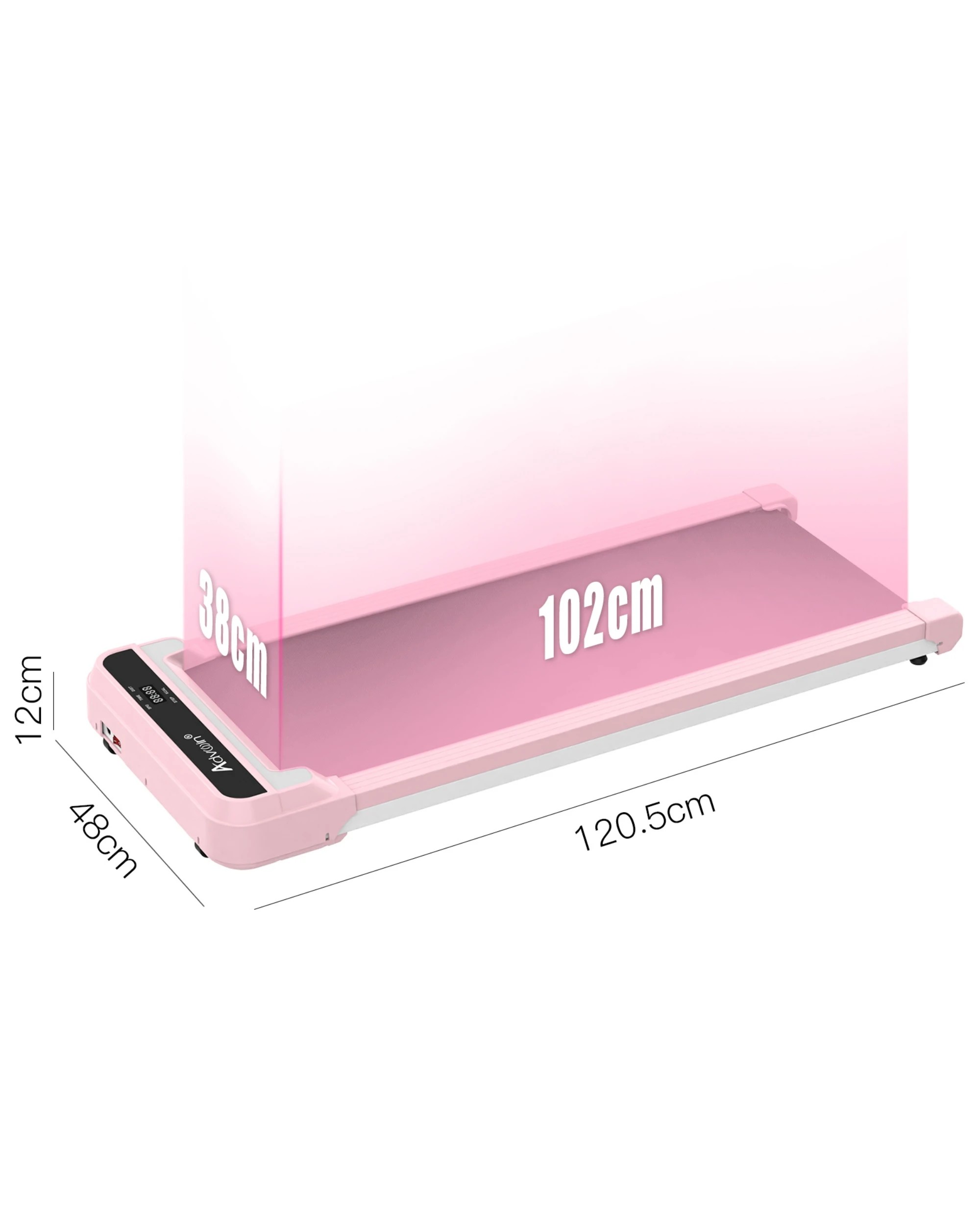 6 Advwin Pink Walking Pad Treadmill - Pink, 6 of 6