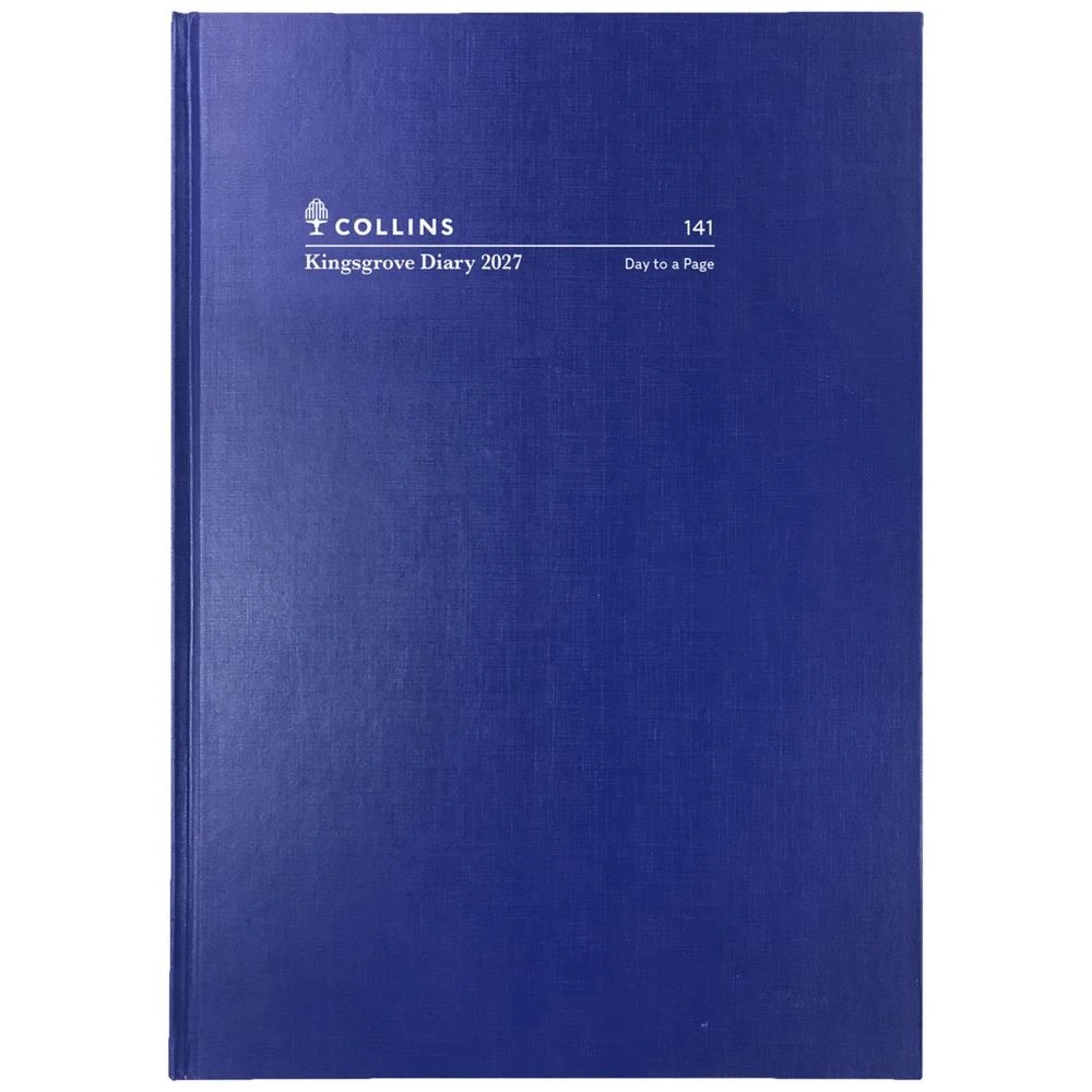 1 Collins Kingsgrove A4 Day to Page 2027 Diary Blue, 1 of 4