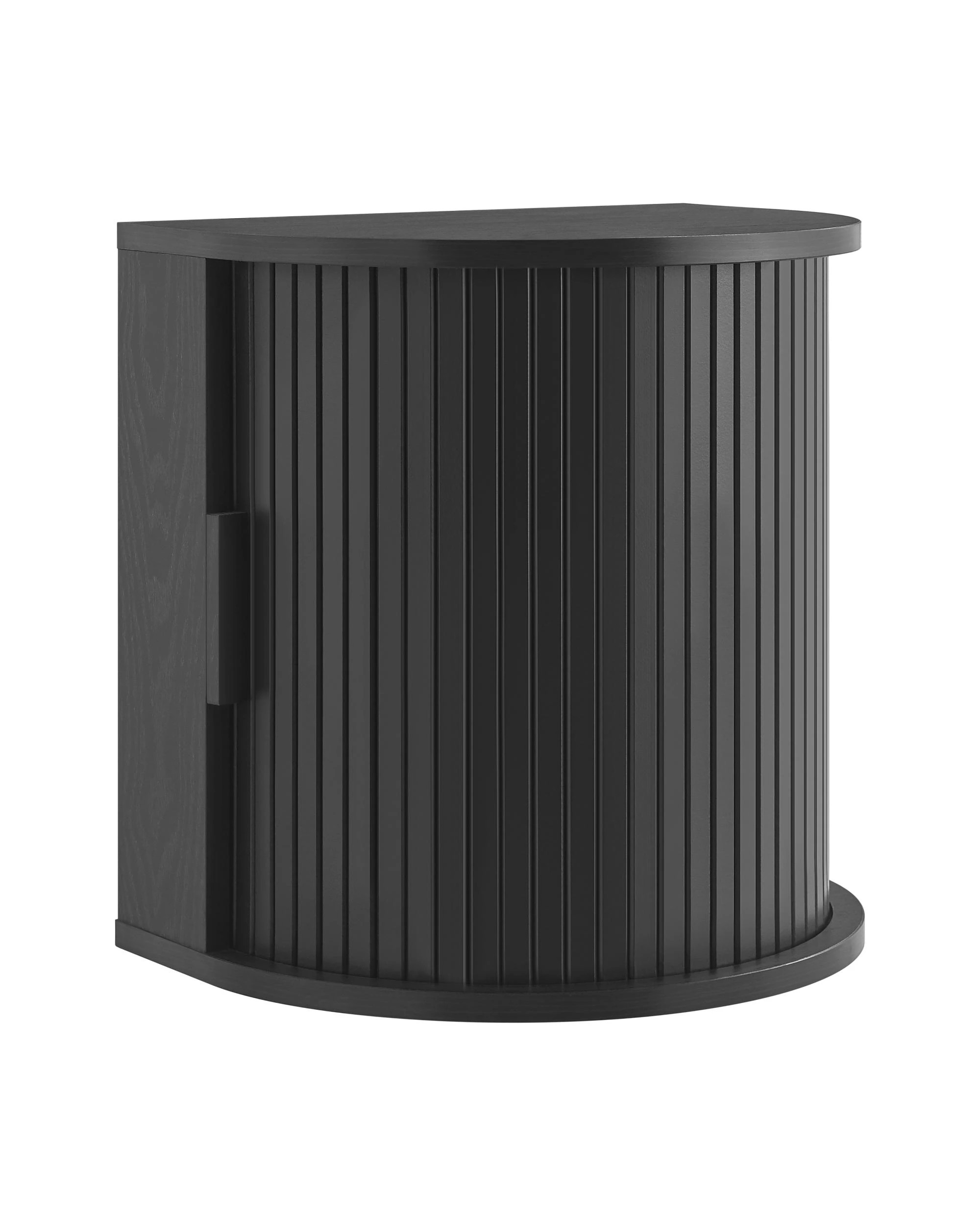 1 Kodu Floating Wall Mount Bedside 1 Door - Black, 1 of 10