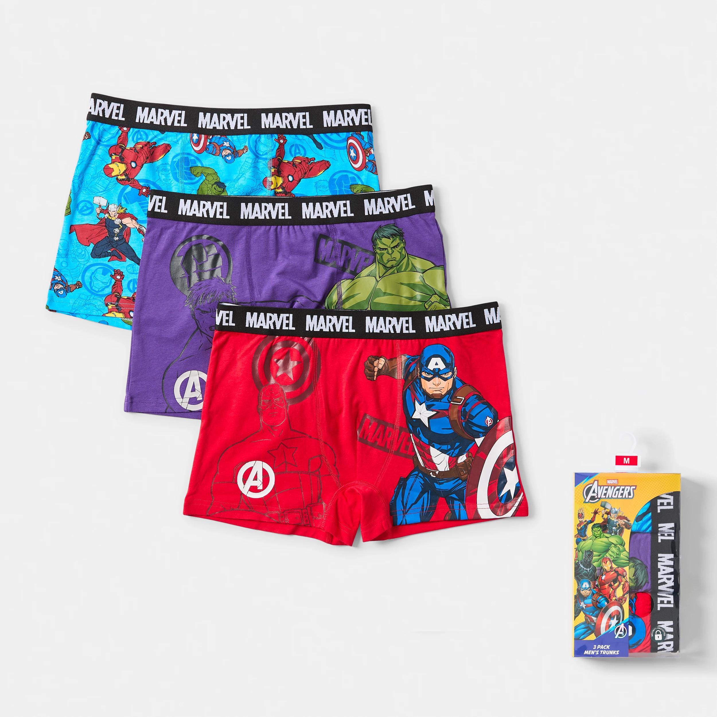 1 3 Pack Marvel License Trunks MARVEL, 1 of 10