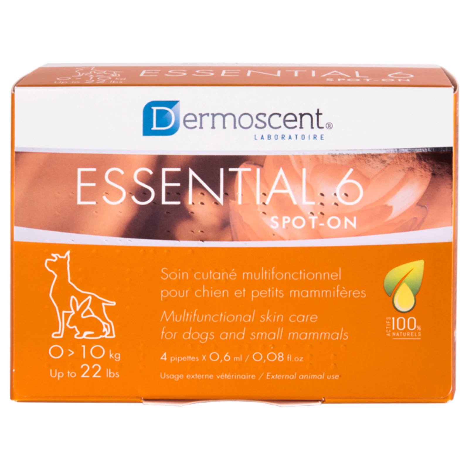 1 Dermoscent Essential 6 Spot-on Skin Supplement For Dogs - 0-10kg, 1 of 2