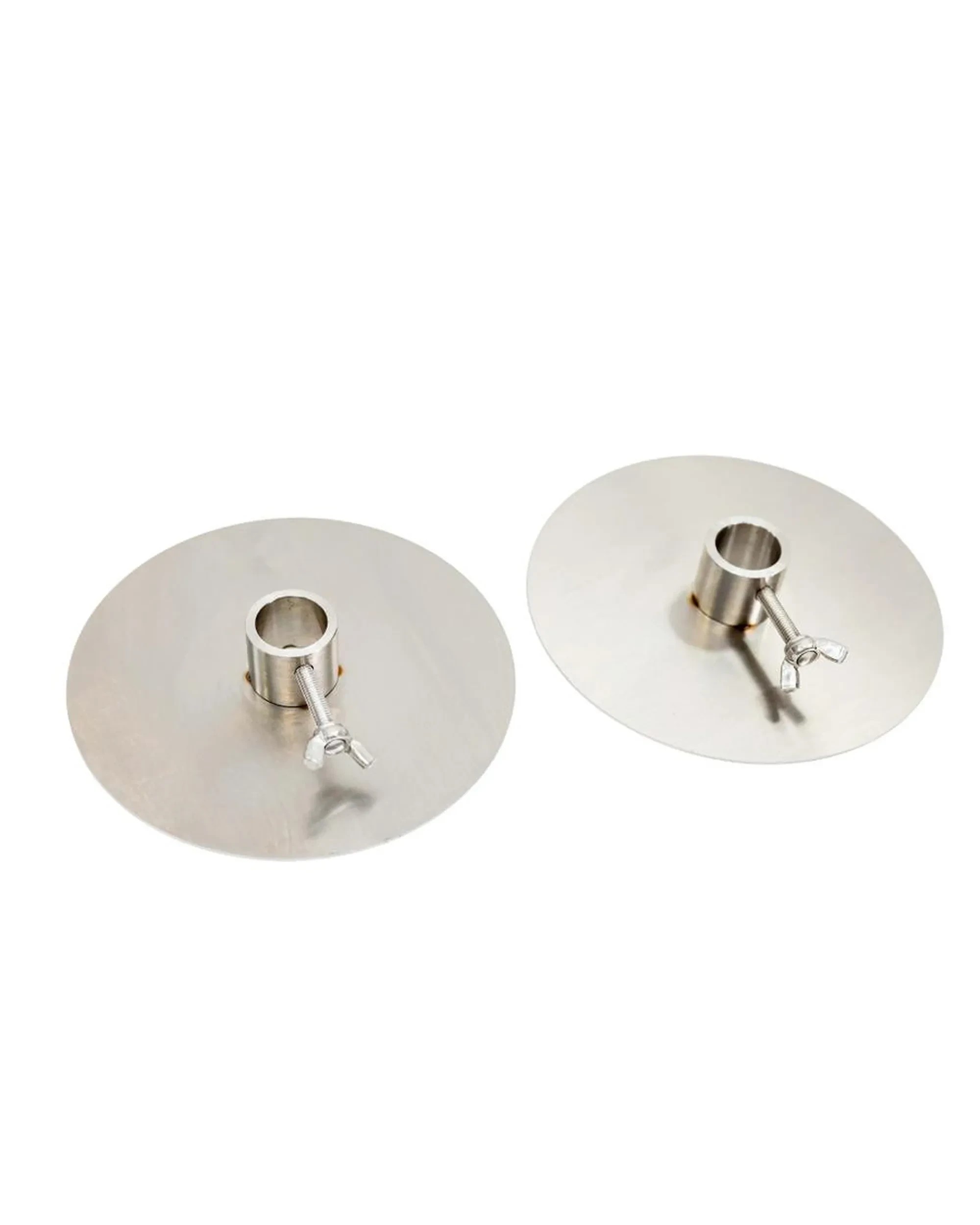 1 Flaming Coals 2x Souvlaki Gyros Disc and Plate - 22mm Round Collar, 1 of 10