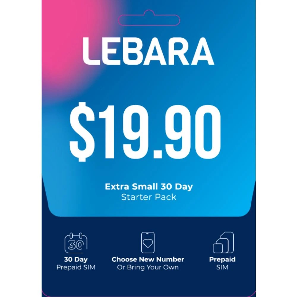 2 Lebara $19.90 Prepaid Eco SIM, 2 of 2