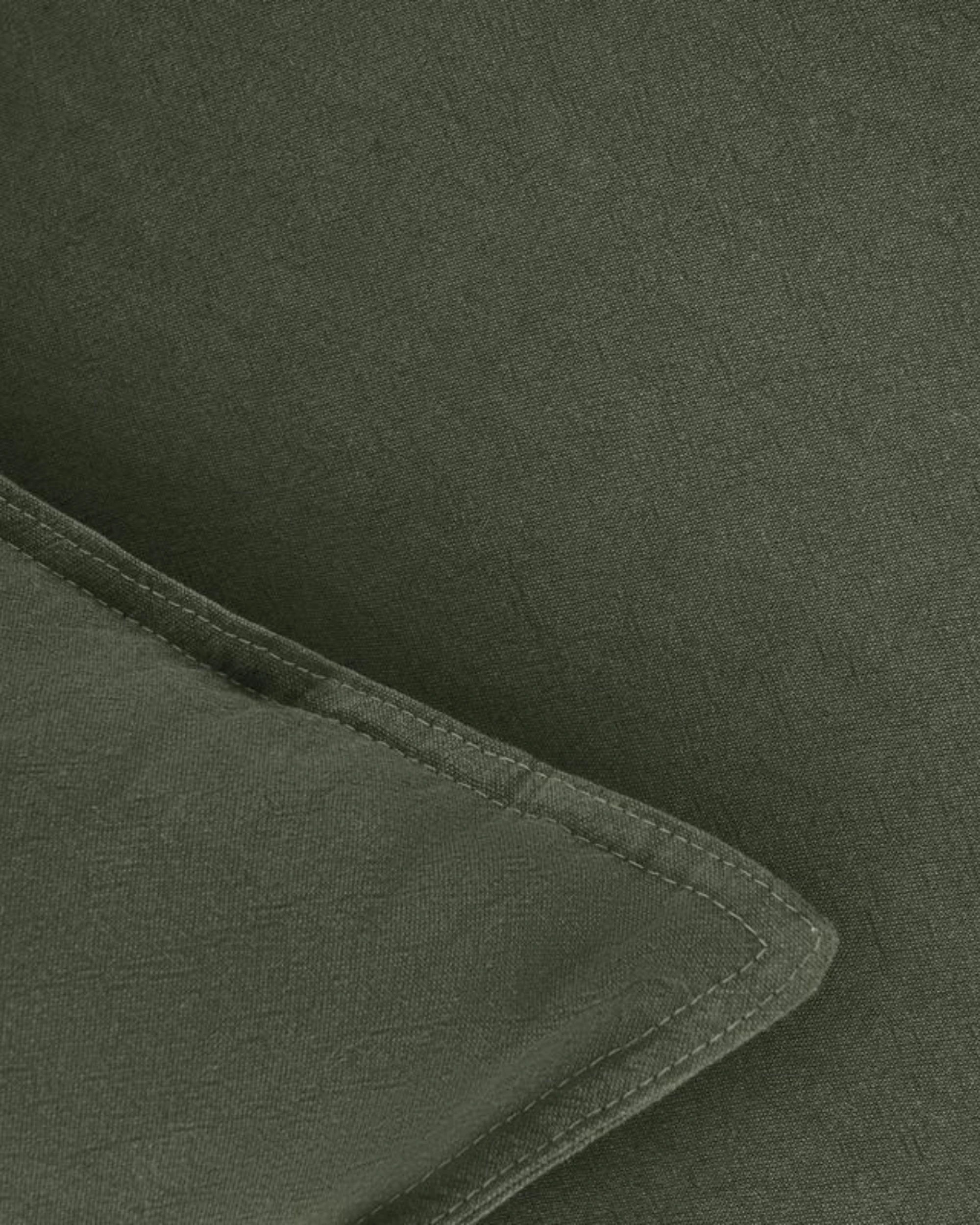3 Gioia Casa 2-Pack Linen-Cotton Blend European Pillowcases - Khaki Green, 3 of 4
