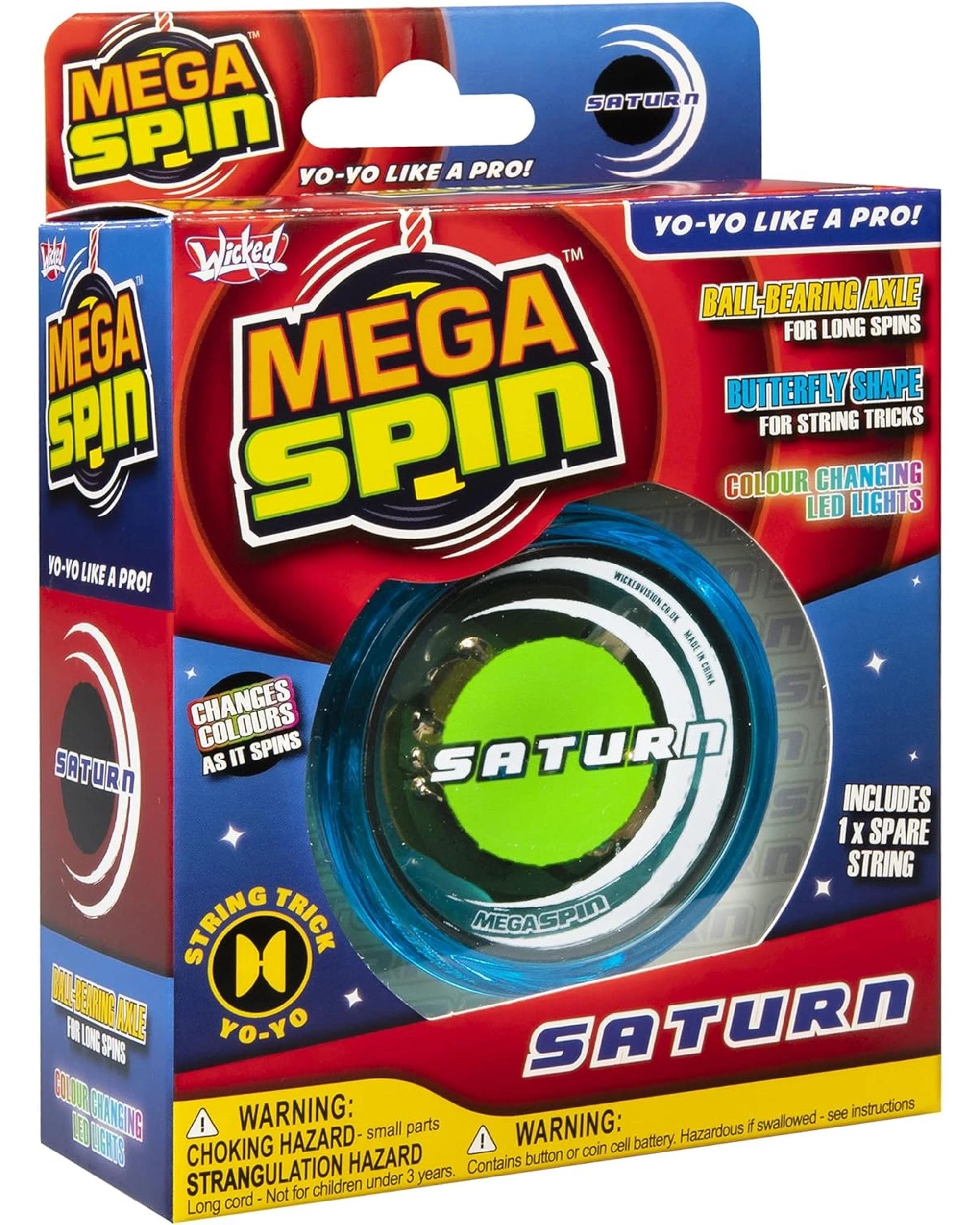 1 Wicked Mega Spin Saturn Yo-yo - Assorted, 1 of 5