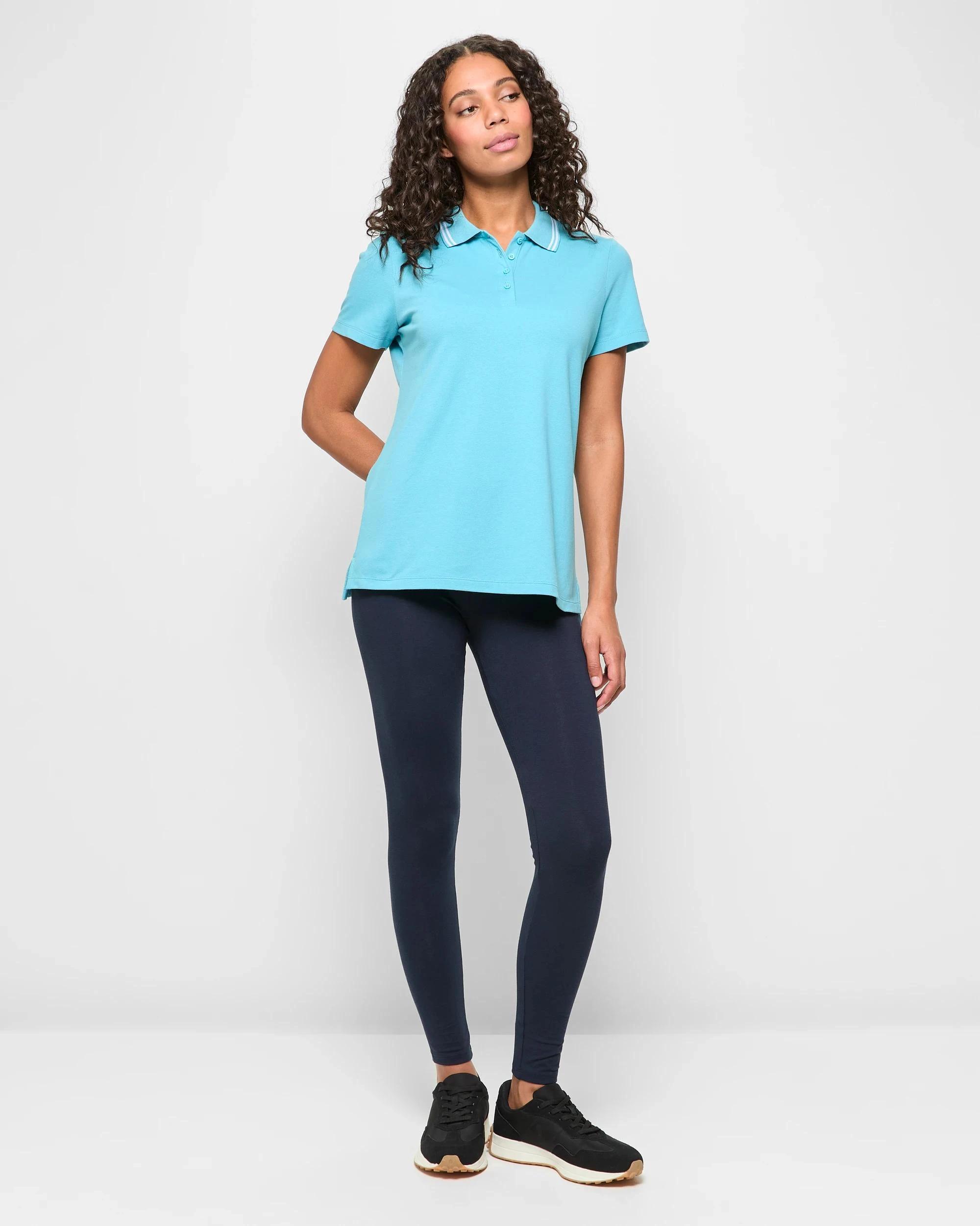 1 Target Active Australian Cotton Full Length Stretch Leggings NAVY BLUE, 1 of 5