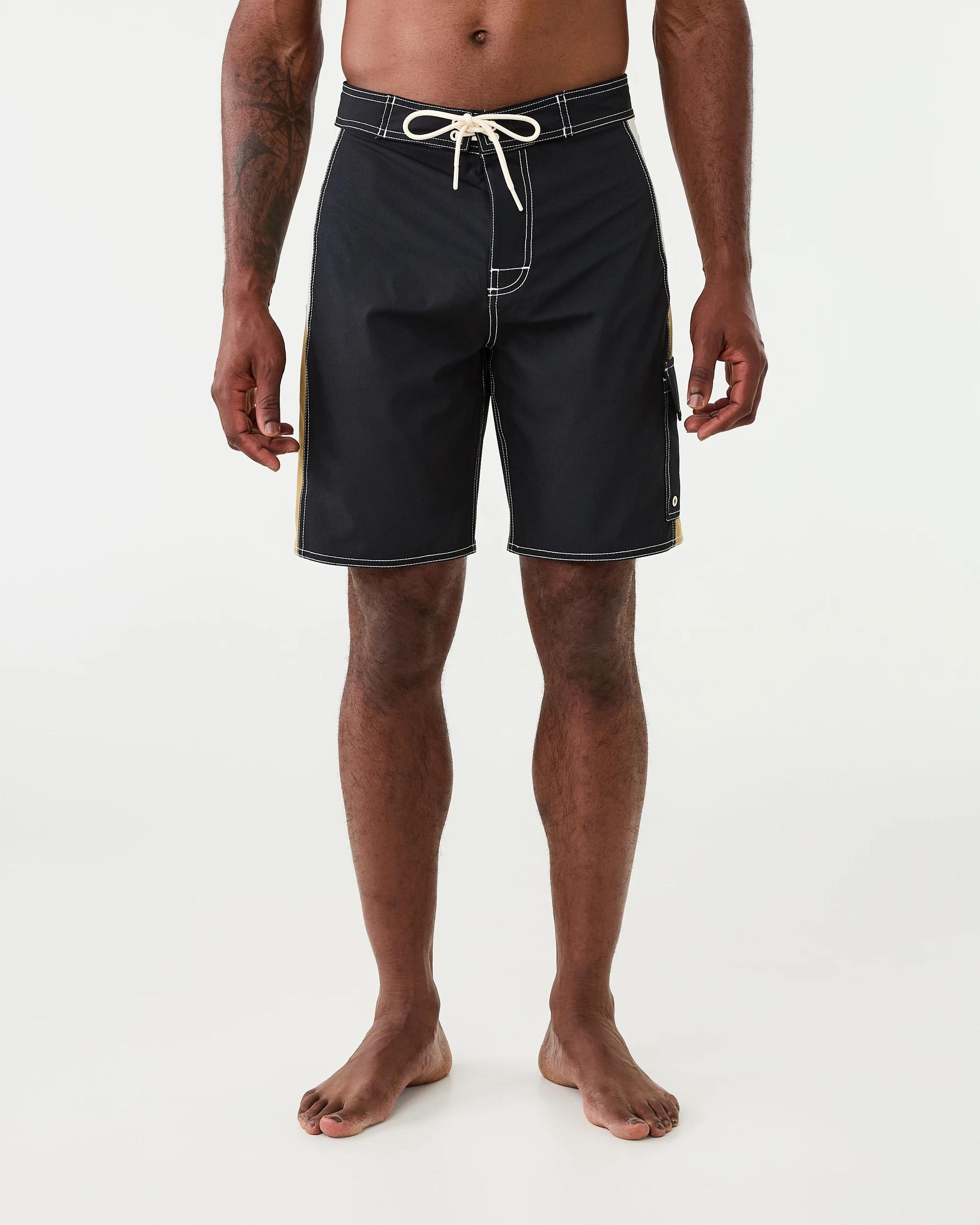 7 4 Way Stretch Boardshorts Black, 7 of 7