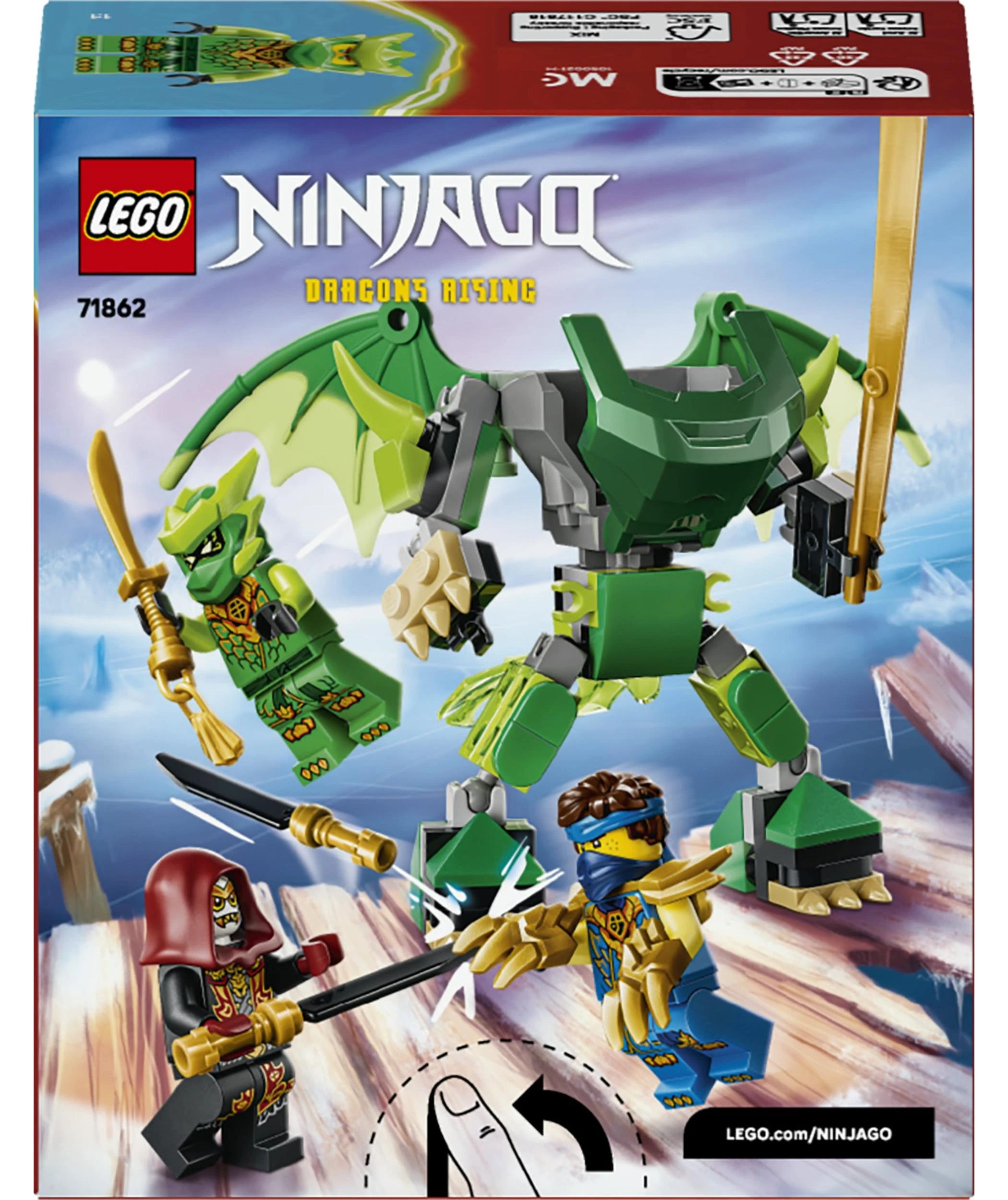 9 LEGO Ninjago Lloyd's Dragon Mech Battle Pack 71862, 9 of 9