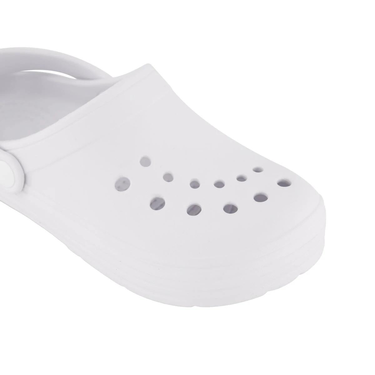 4 Senior Slip-On Clogs White, 4 of 4