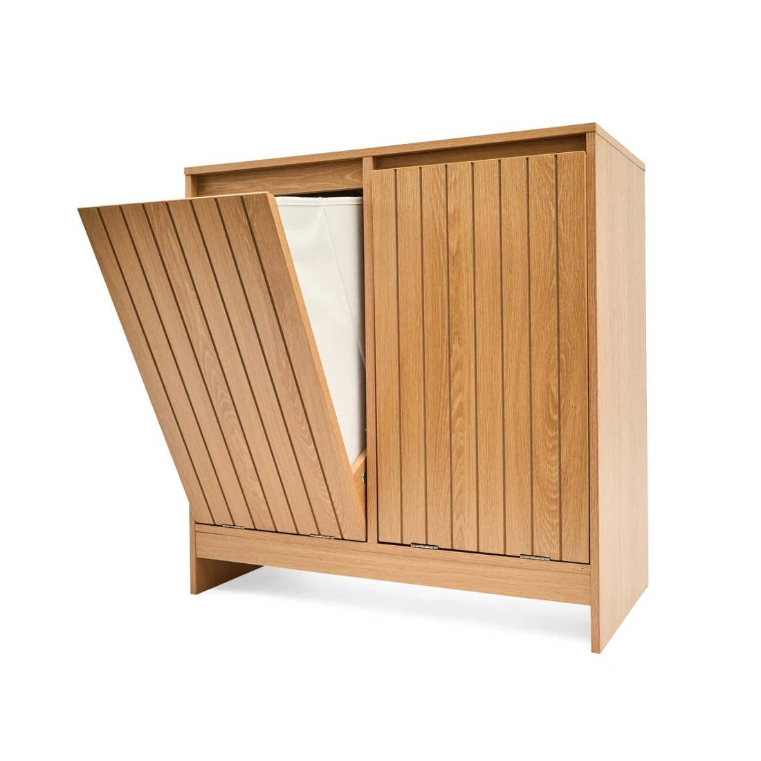 2 Leon Laundry Hamper Cabinet, 2 of 9