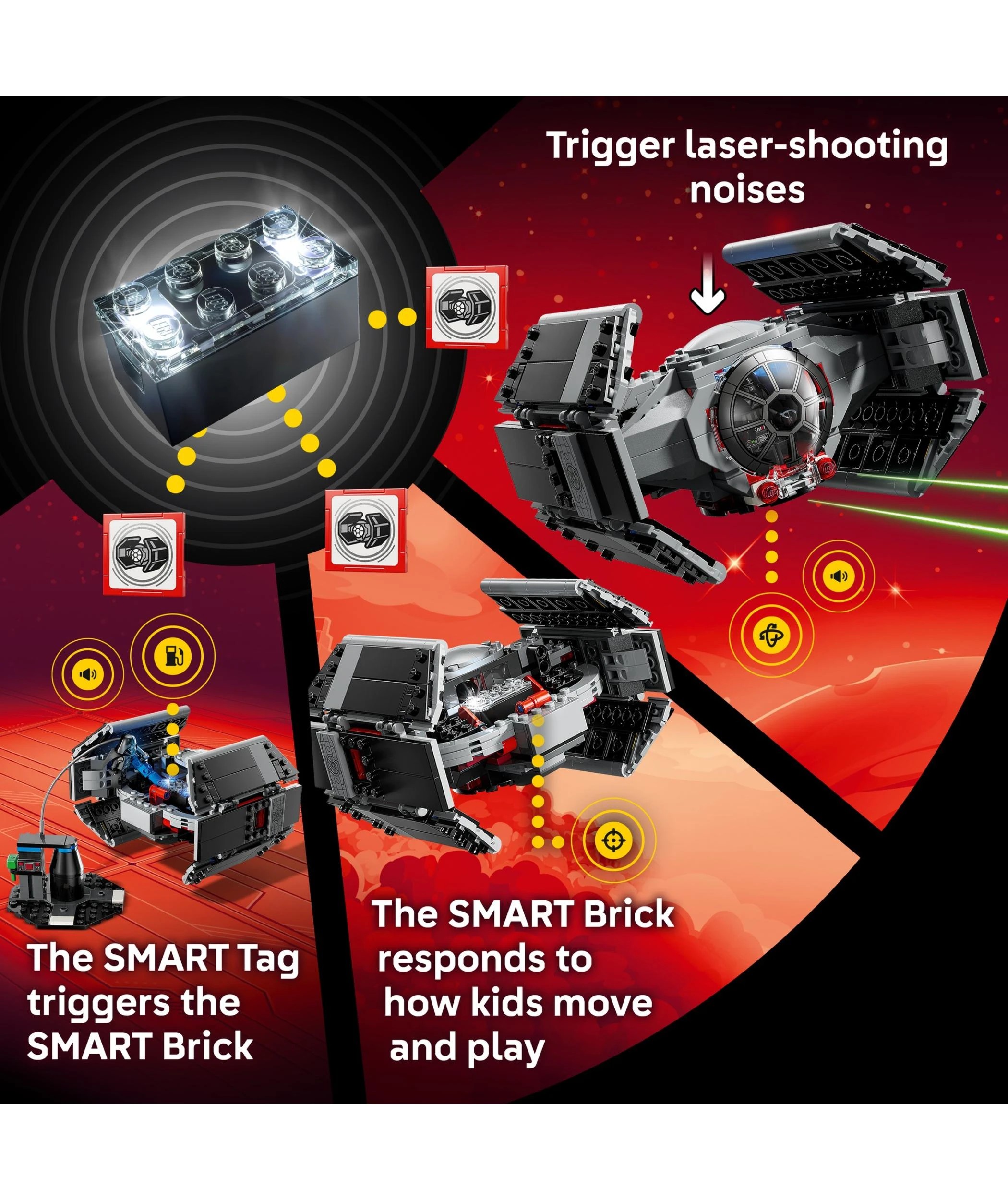 5 LEGO Star Wars SMART Play: Darth Vader's TIE Fighter 75421, 5 of 10