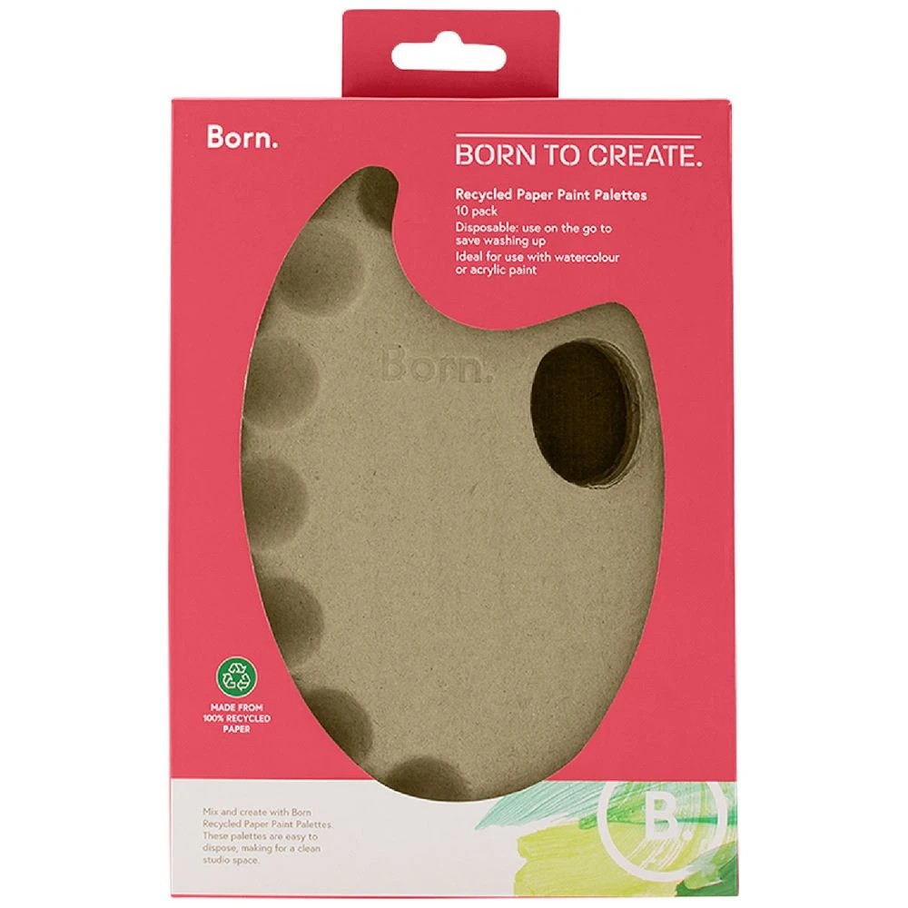 2 Born Disposable Paint Palettes 10 Pack, 2 of 4