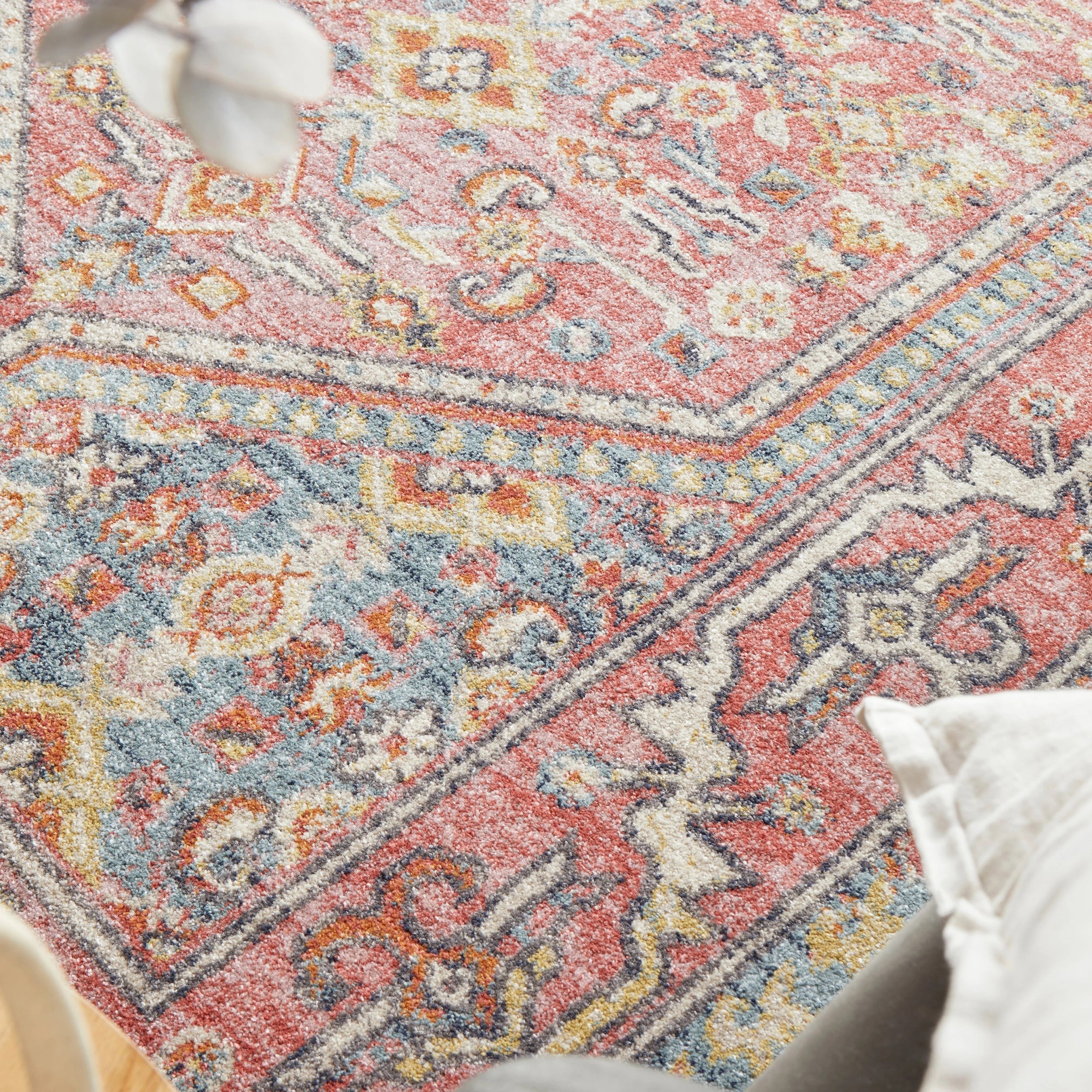 3 Common Ground Rugs Eterna 856 290x200cm - Large Floor Rug - Red, 3 of 7