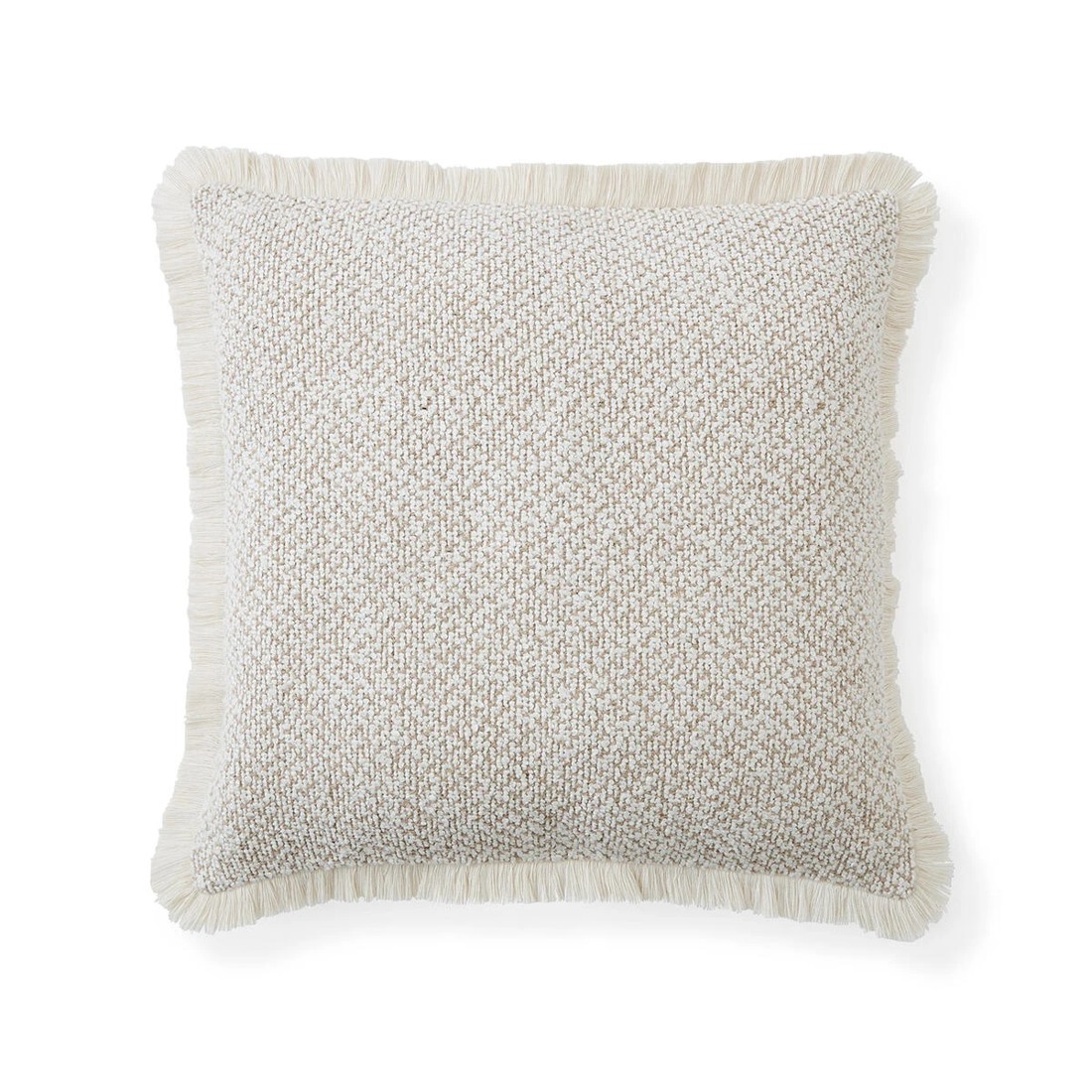 3 50cm Fringed Cushion Cover - Beige, 3 of 9