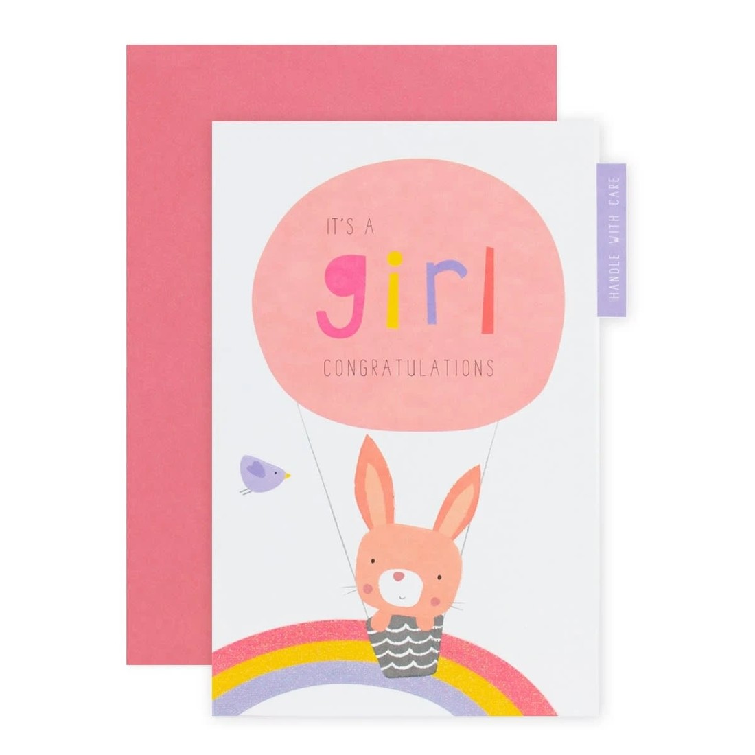 1 Connections from Hallmark Baby Celebration Card - It's A Girl!, 1 of 3