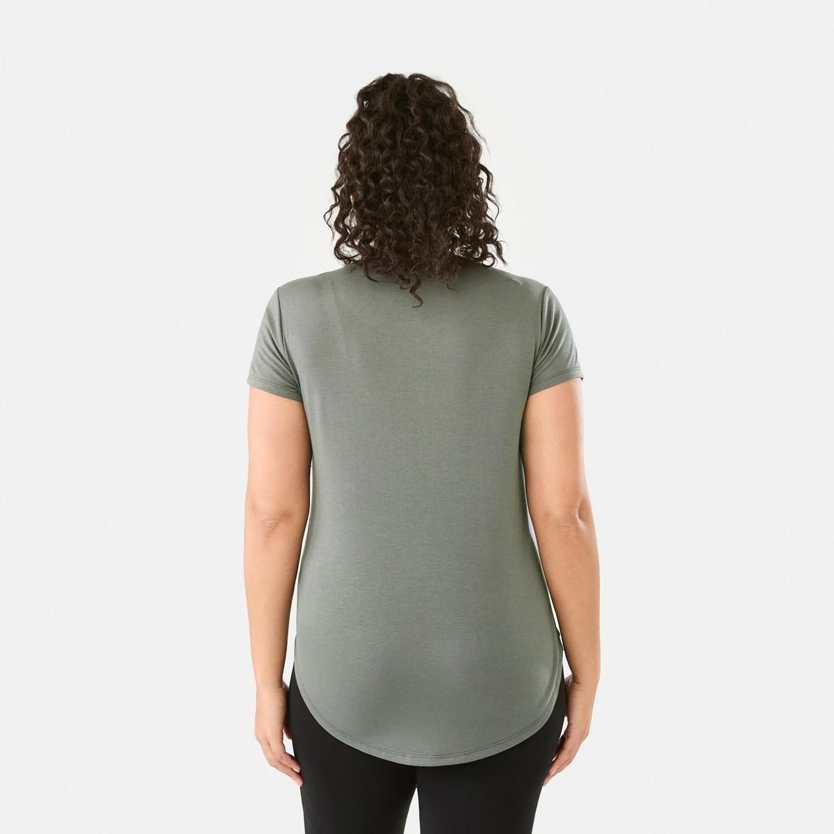 3 Everlast Womens Scoop Neck T-shirt Olive, 3 of 6