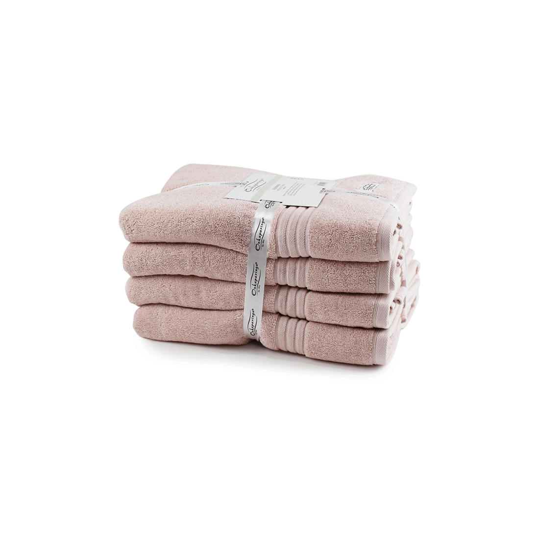 2 Onkaparinga 4pc 69x140cm Cotton Flinders Bathroom Towels Set 600gsm
 - Pink, 2 of 3