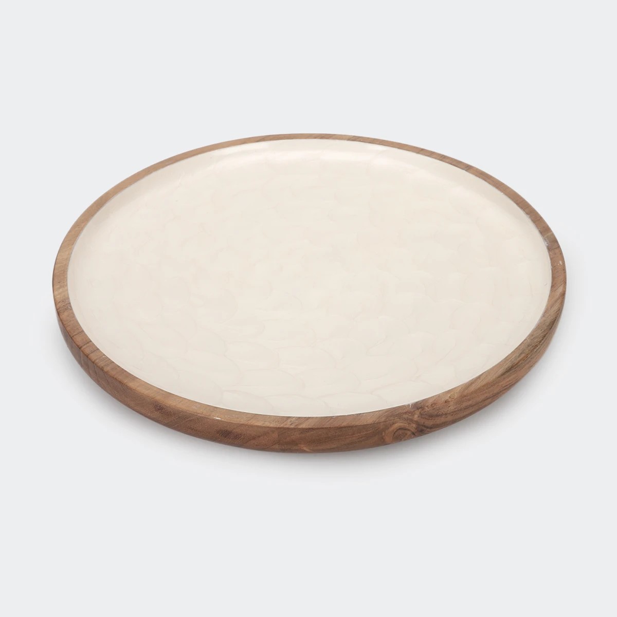 1 Capiz Shell Look Tray, 1 of 5