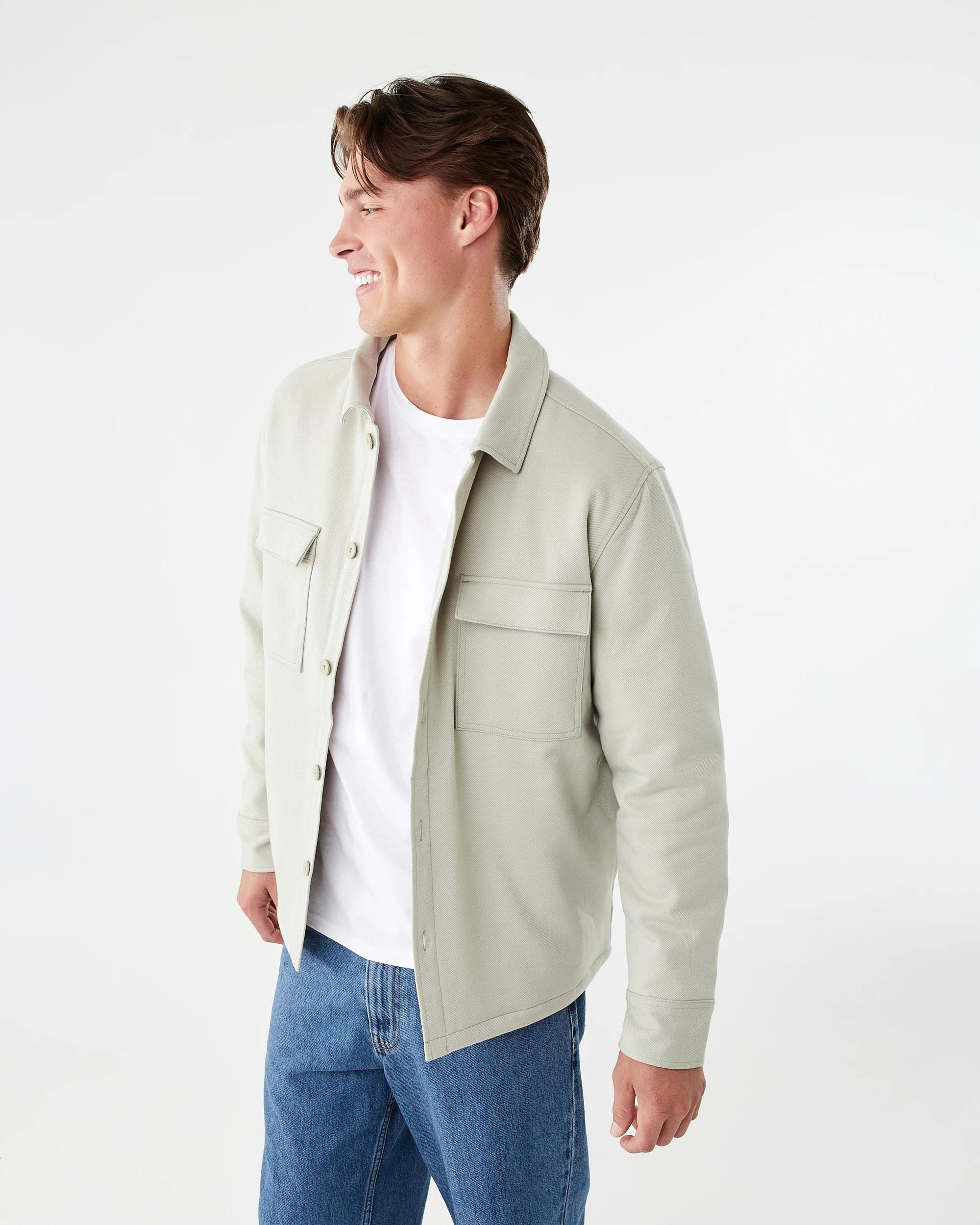 3 Textured Twill Jacket Grn Willow, 3 of 8