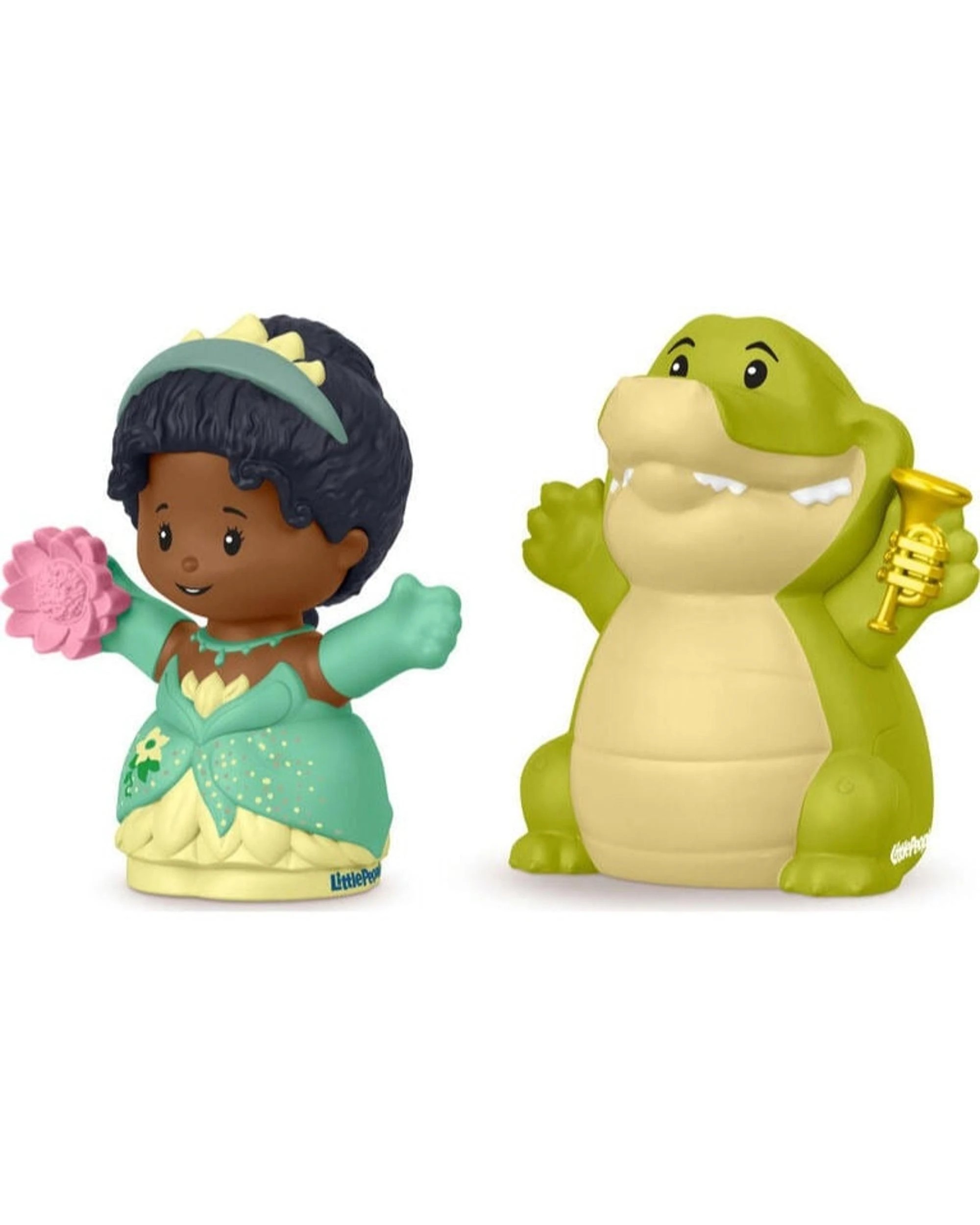 2 Little People Disney Princess Tiana and Louis Figure Set, 2 of 5