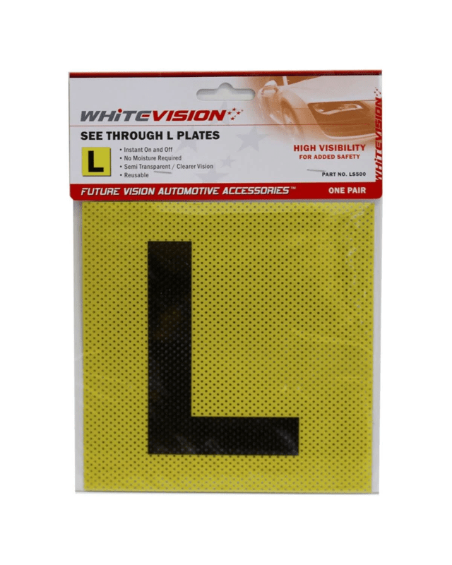 Whitevision See Through L Plates - NSW