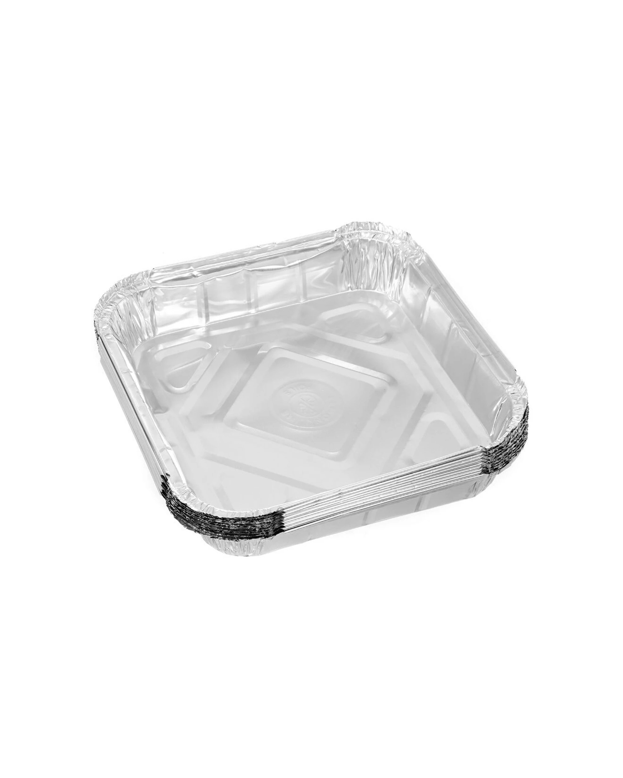 3 10pc Lemon & Lime Disposable Bbq/oven Food Storage Foil Container W/ Lid Silver
 - Silver, 3 of 3