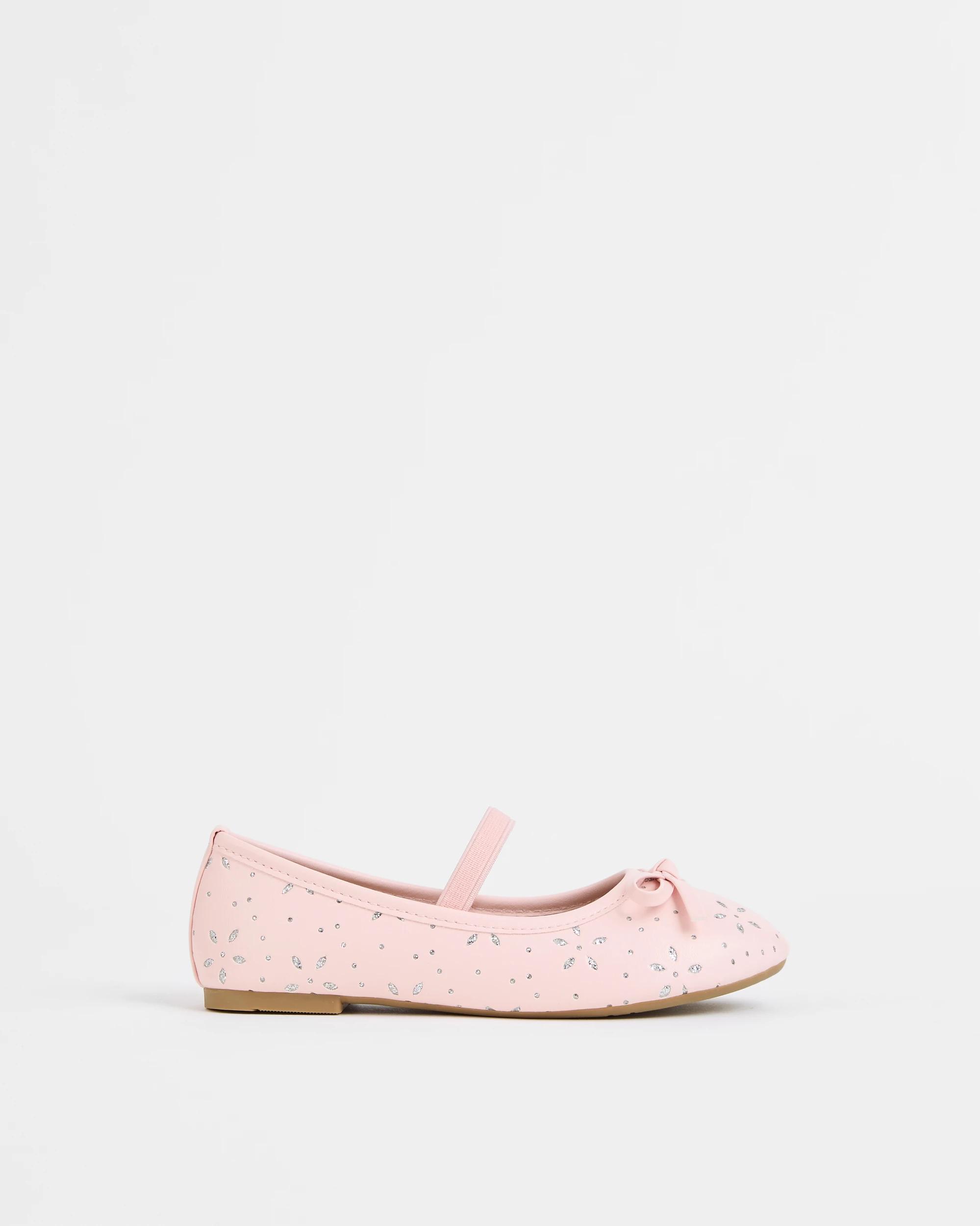 1 Target Kids Lazer Cut Ballet Flat PINK, 1 of 4