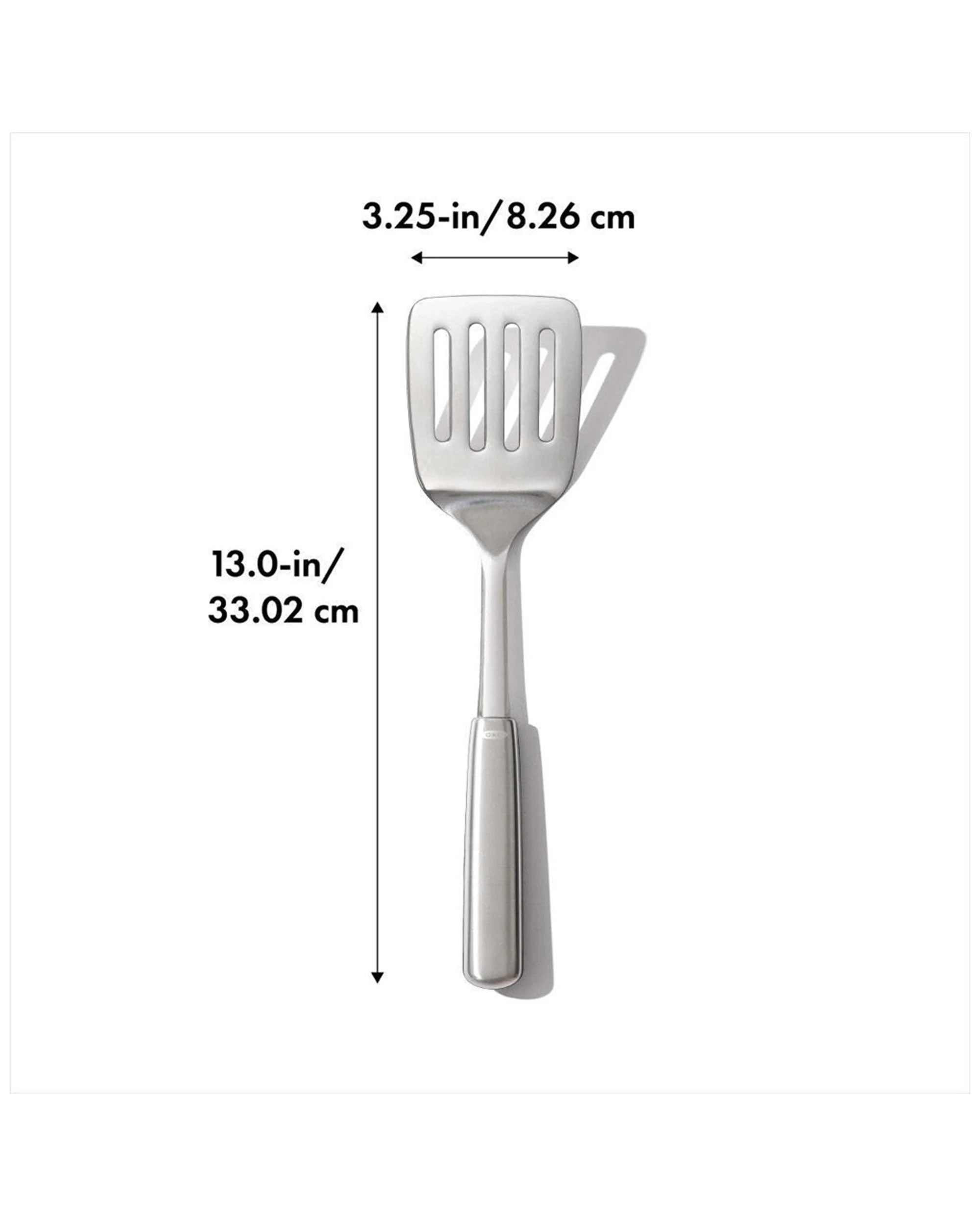 6 Oxo Stainless Steel Cooking Turner Non-slip Ergonomic Handle Dishwasher Safe - Silver, 6 of 6