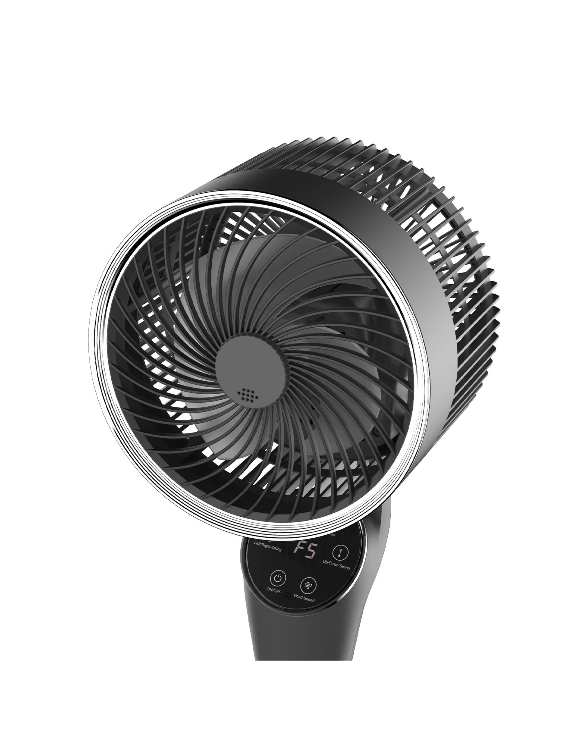 4 Advwin Pedestal Fan 97cm Portable Air Circulator Fan Height Adjustable, 4 of 7
