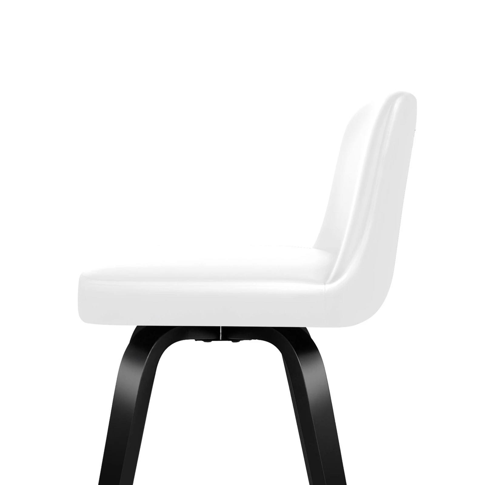 4 Alfordson 2x Swivel Bar Stools Bailey Kitchen Wooden Dining Chair - White, 4 of 10