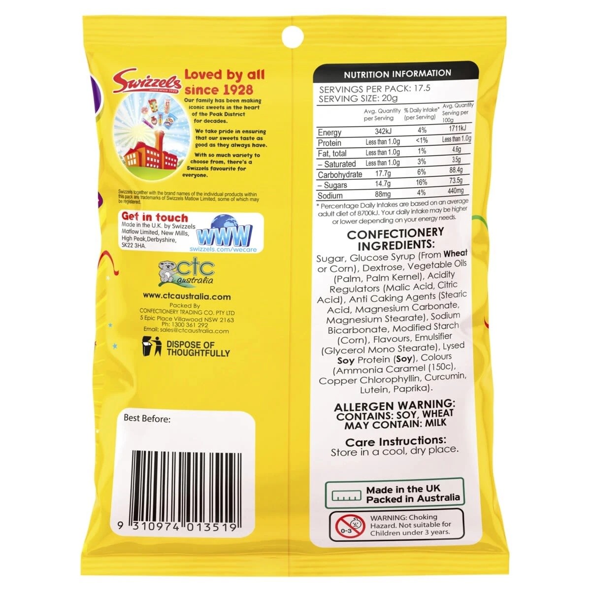 2 35 Piece Swizzels Scrumptious Sweets 350g, 2 of 3