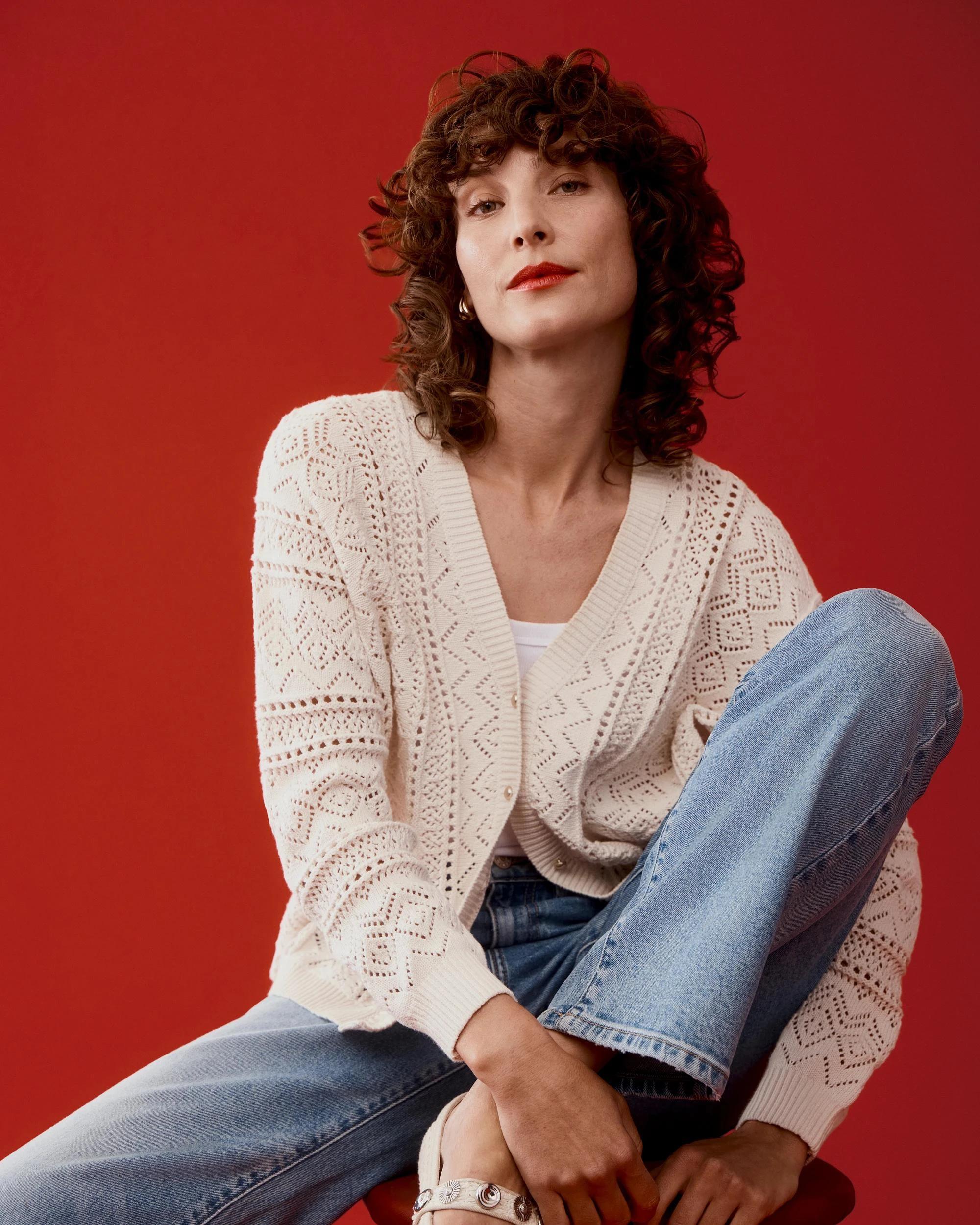 4 Target Womens Strap Ballet Flat - Kelly NATURAL TEXTURED FABRIC, 4 of 4