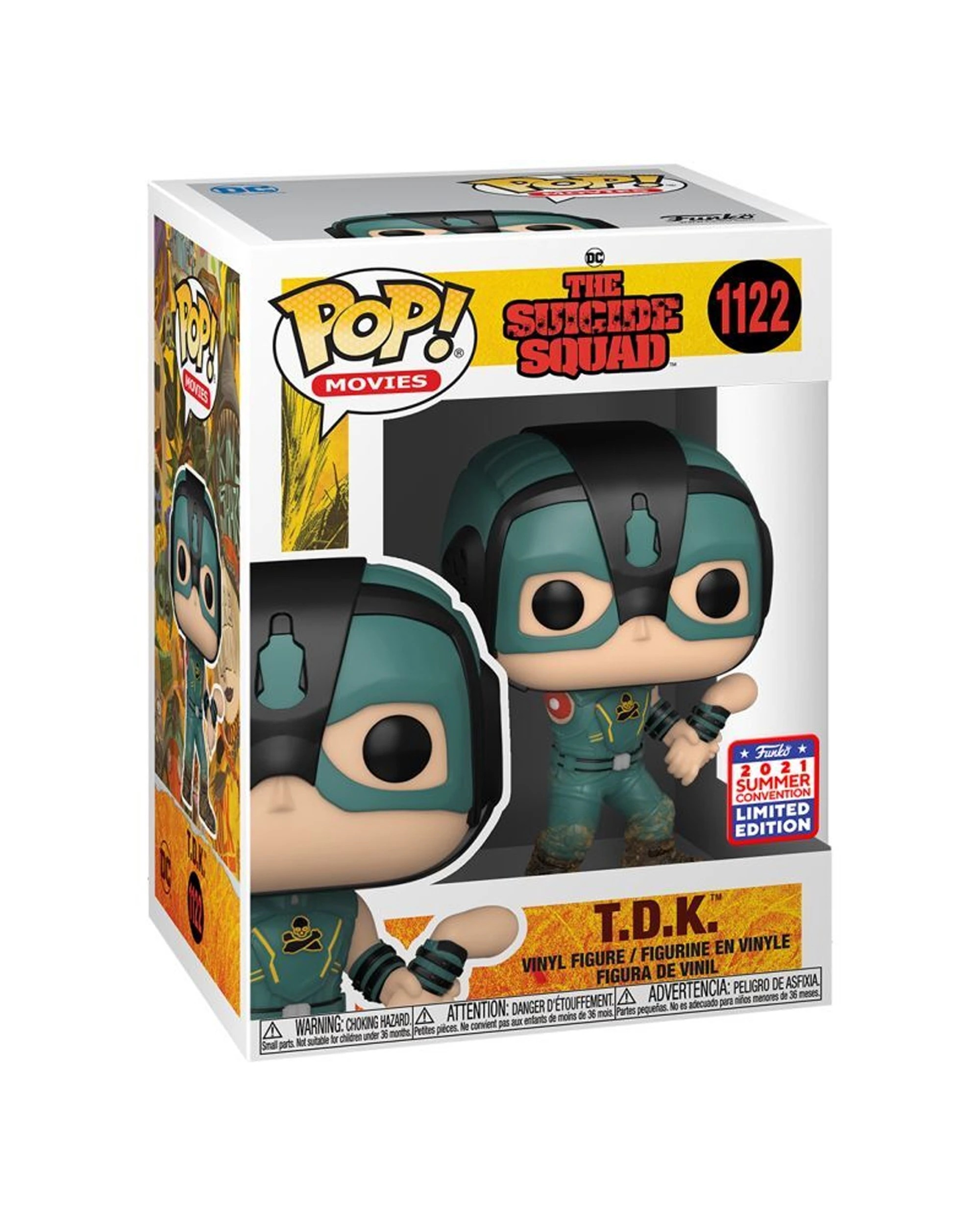 3 Pop Vinyl Figurine The Task Force X Squad T.D.K. SDCC Exclusive 10cm Vinyl Official - Multi, 3 of 3