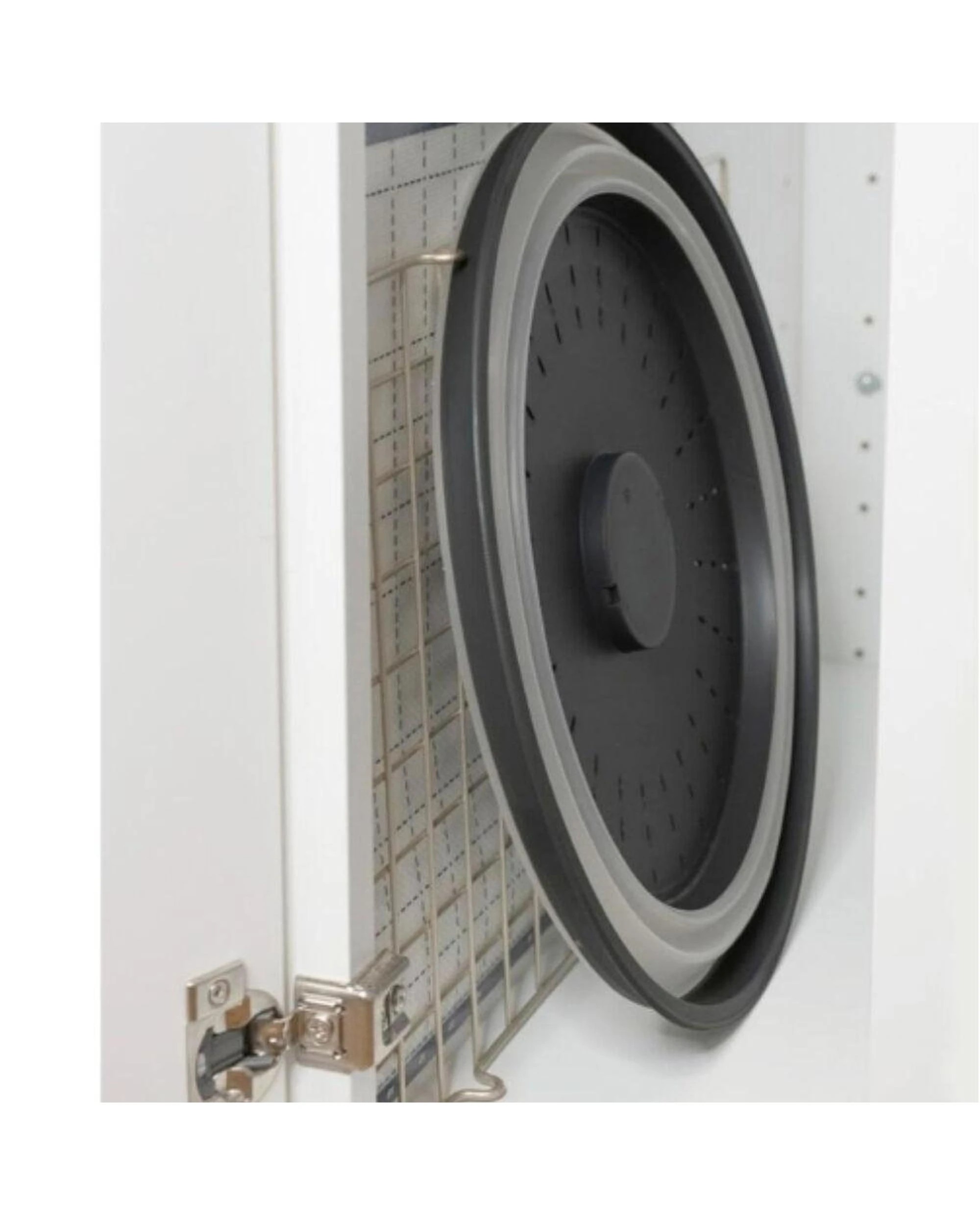 8 Tovolo Collapsible Microwave Food Cover AntiSplatter 31.5cm Large  Set of 2 - Grey, 8 of 8