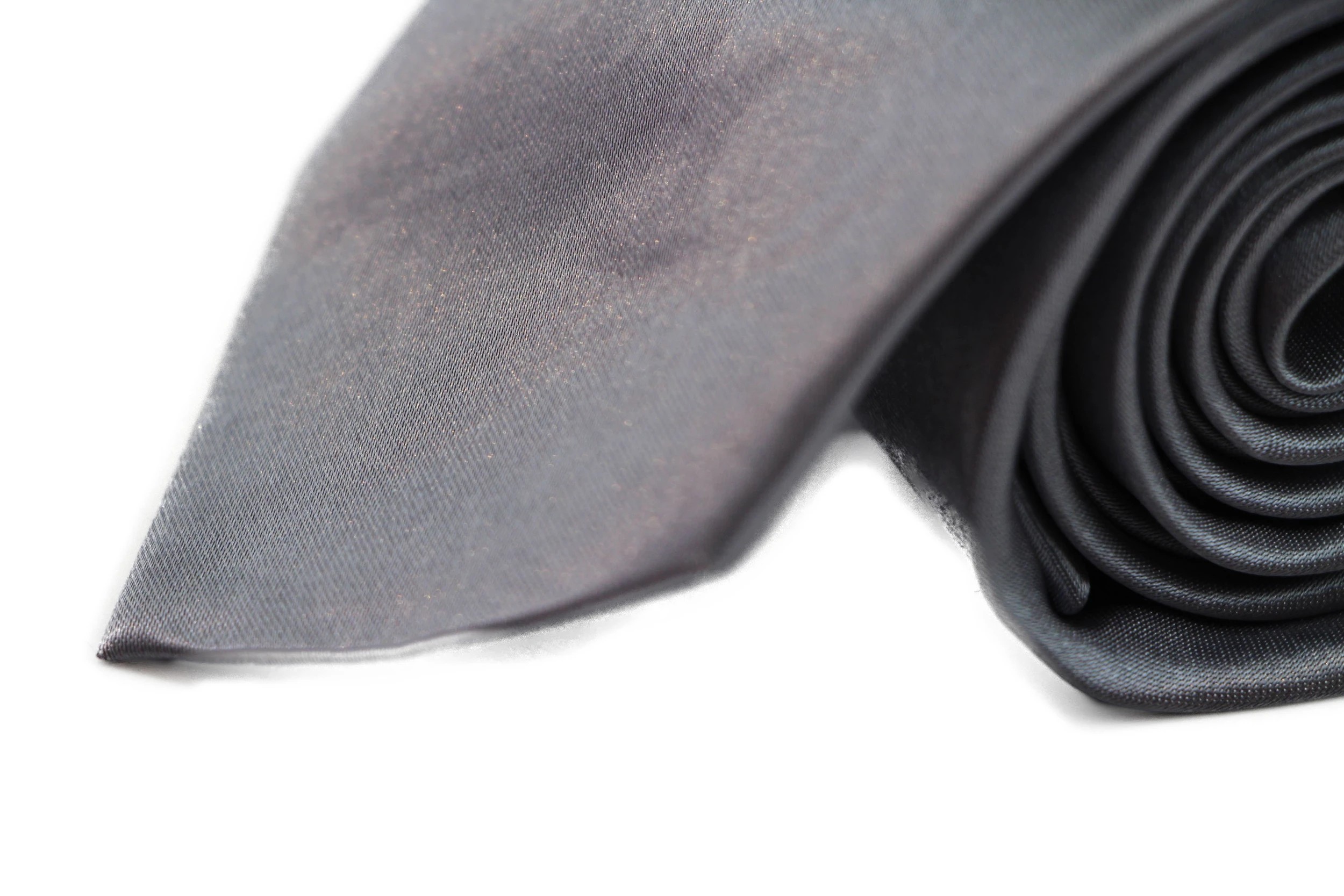 3 Zasel Mens Smooth Rhino 8cm Plain Neck Tie - Multi, 3 of 4