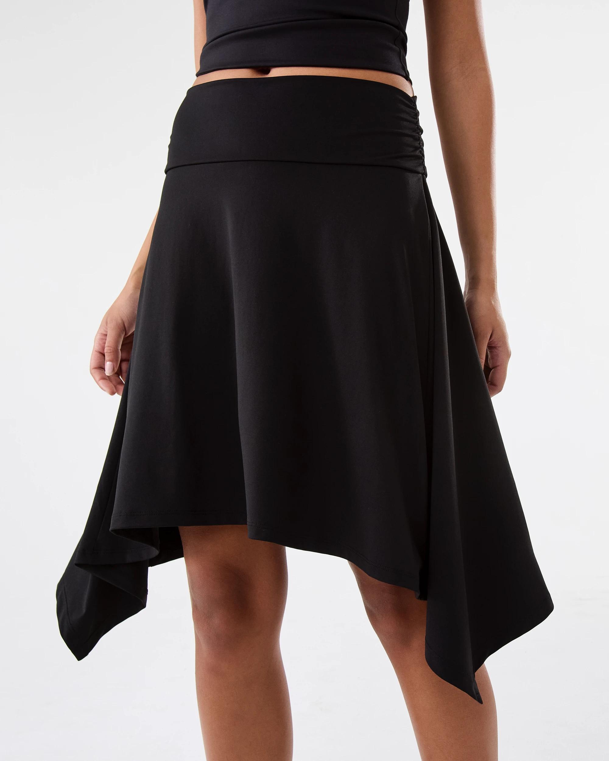 1 Hanky Hem Skirt Black, 1 of 6