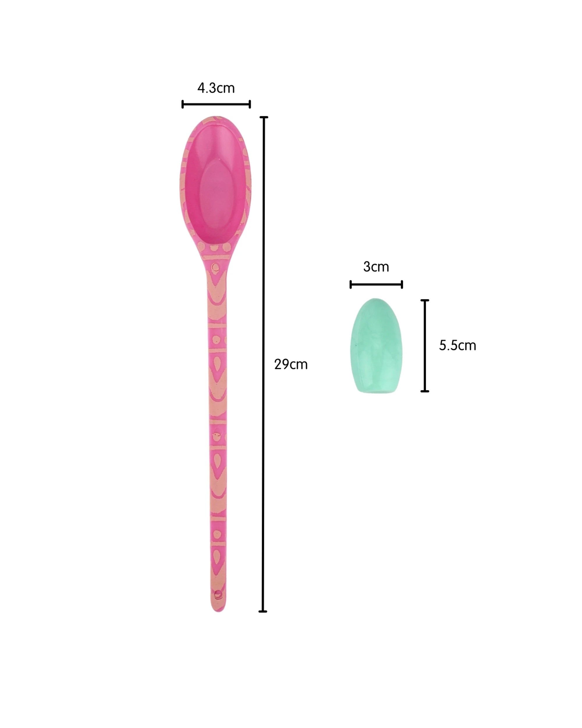 3 Anagram Easter Egg & Spoon Race Game Set of 6, 3 of 3