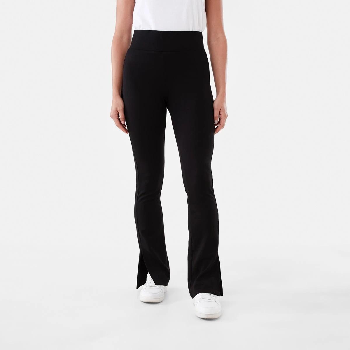 1 Split Hem Leggings Black, 1 of 5