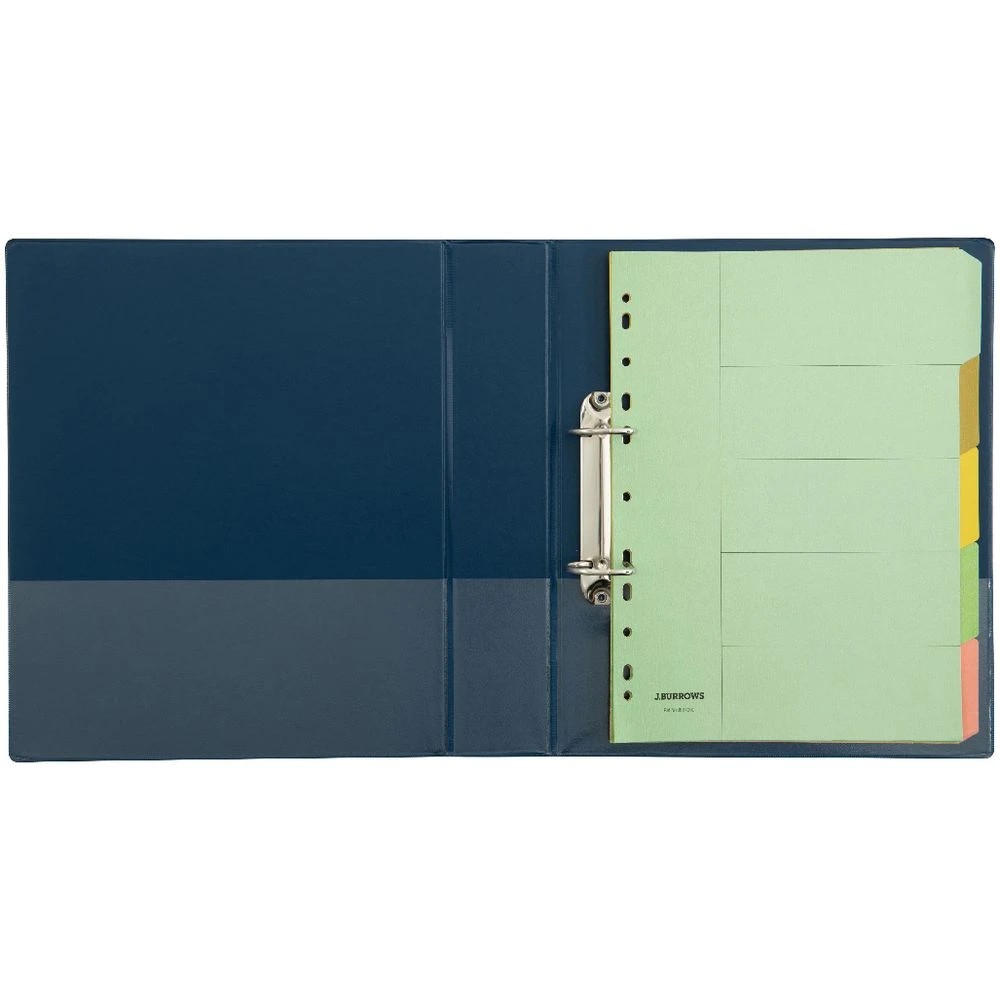 5 J.Burrows Insert Binder A4 2 D-Ring 38mm Blue, 5 of 6