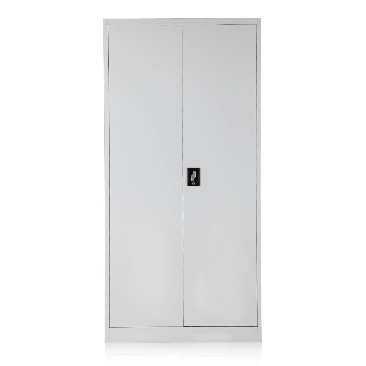 8 Ausway 2 Door Office File Locker Steel Storage Cabinet 180cm Grey White, 8 of 10