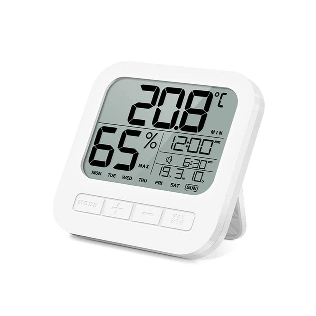2 TODO Digital Thermometer Hygrometer Temperature Humidity Alarm Clock oC/oF %Rh, 2 of 2